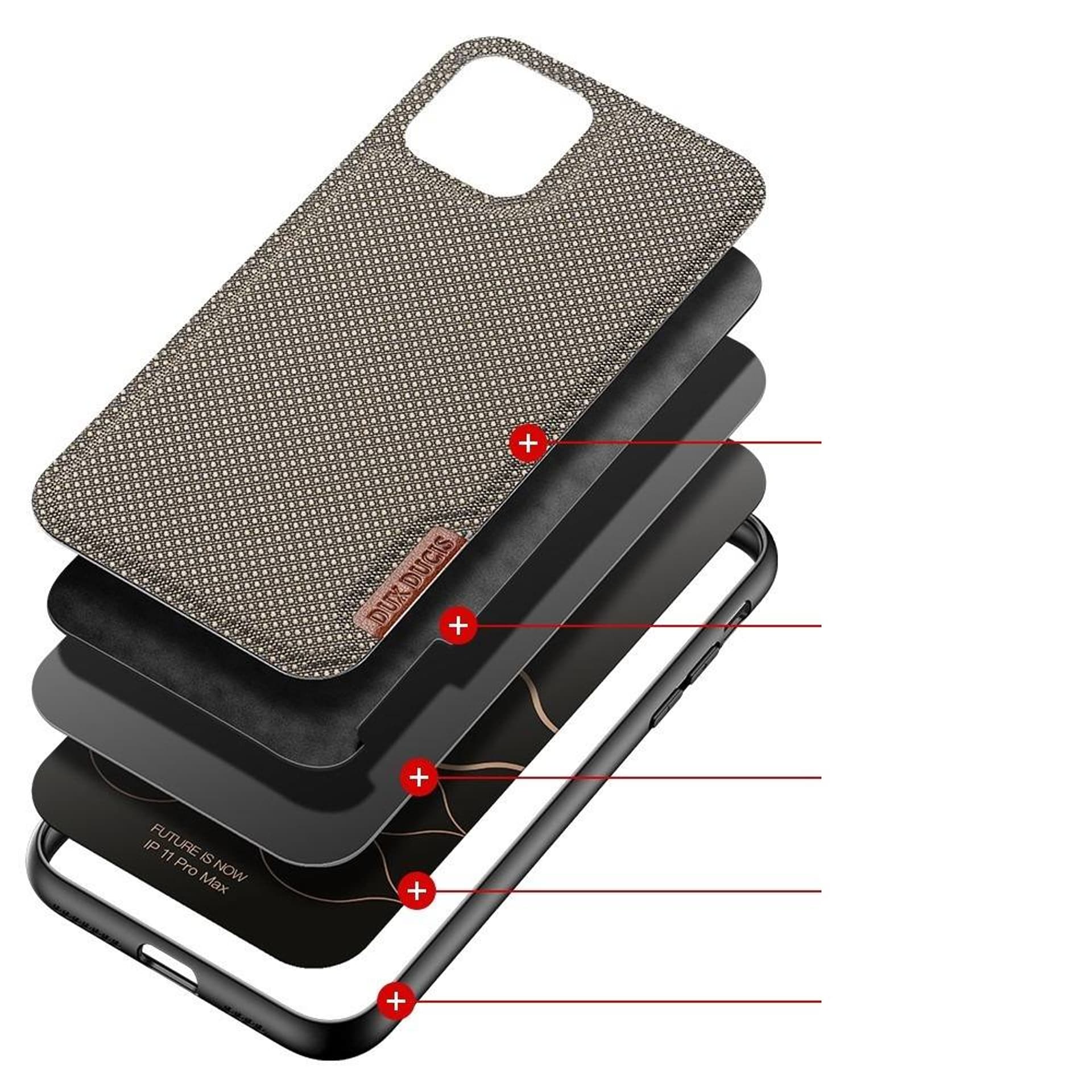 

Etui IPHONE 11 PRO MAX Dux Ducis Fino Nylonowe zielone