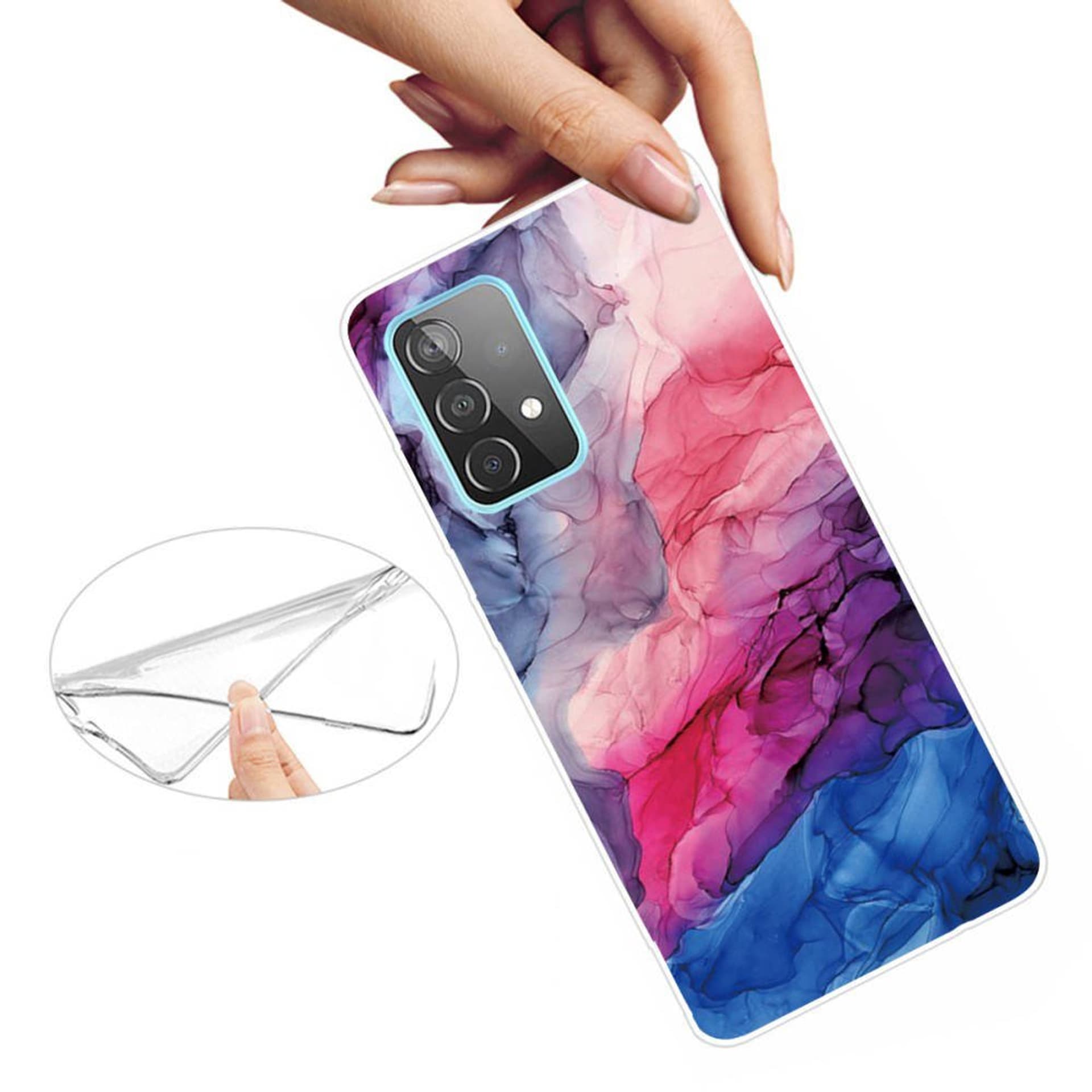 

Etui SAMSUNG GALAXY A72 5G / A72 4G Slim Case Art TPU Protector Marble Pattern Styl M