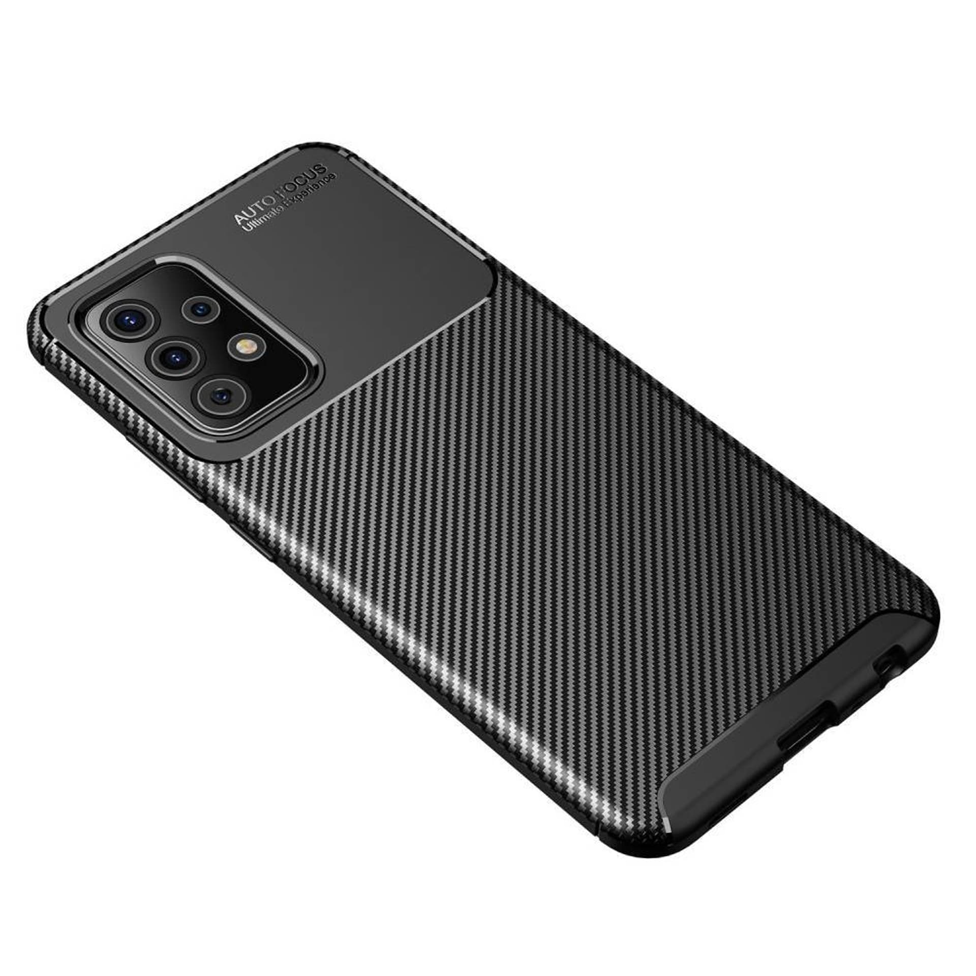 

Etui SAMSUNG GALAXY A72 5G Pancerne Shockproof Carbon Fiber czarne