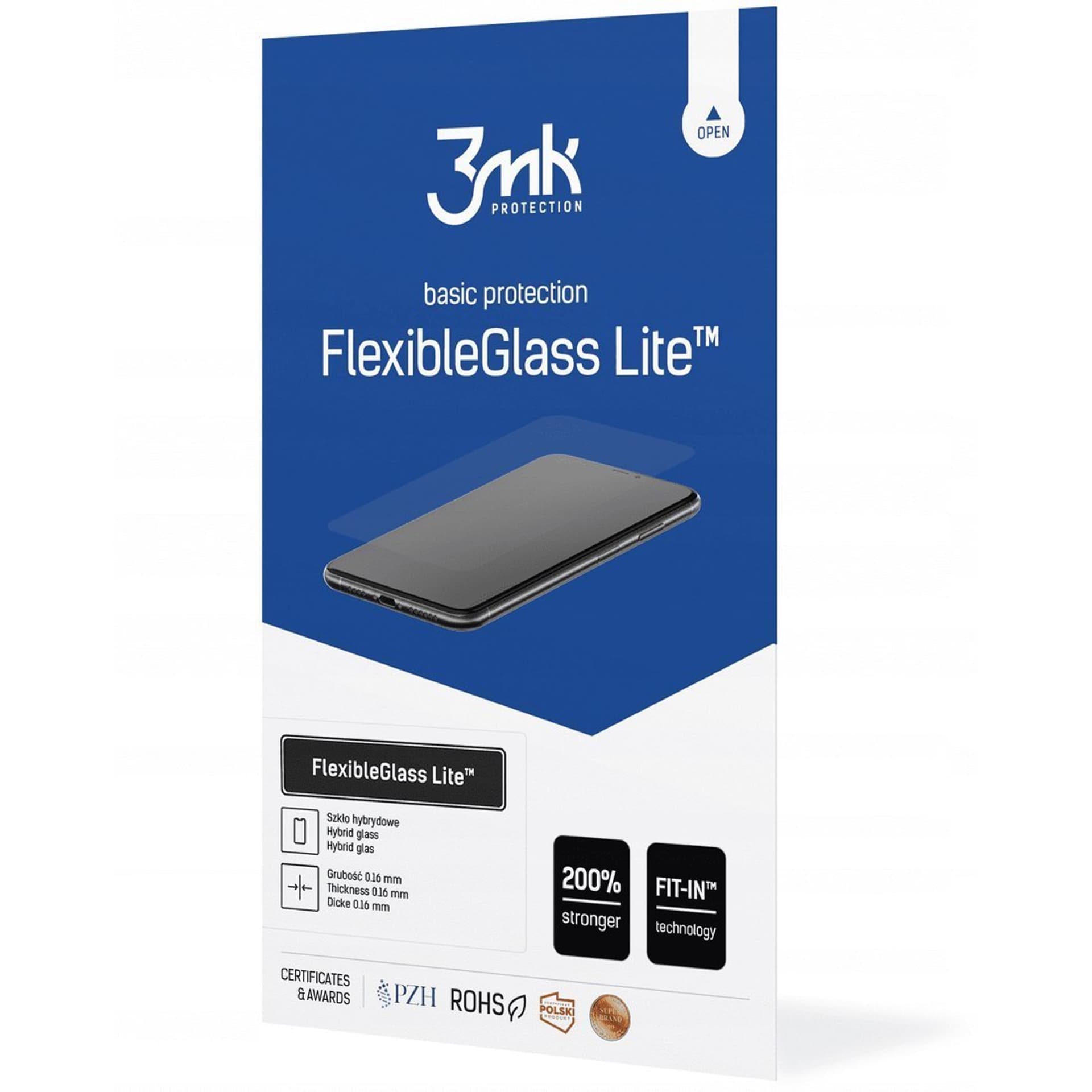 

Szkło Hybrydowe SAMSUNG GALAXY A02S 3mk Flexible Glass Lite cienkie (.16mm