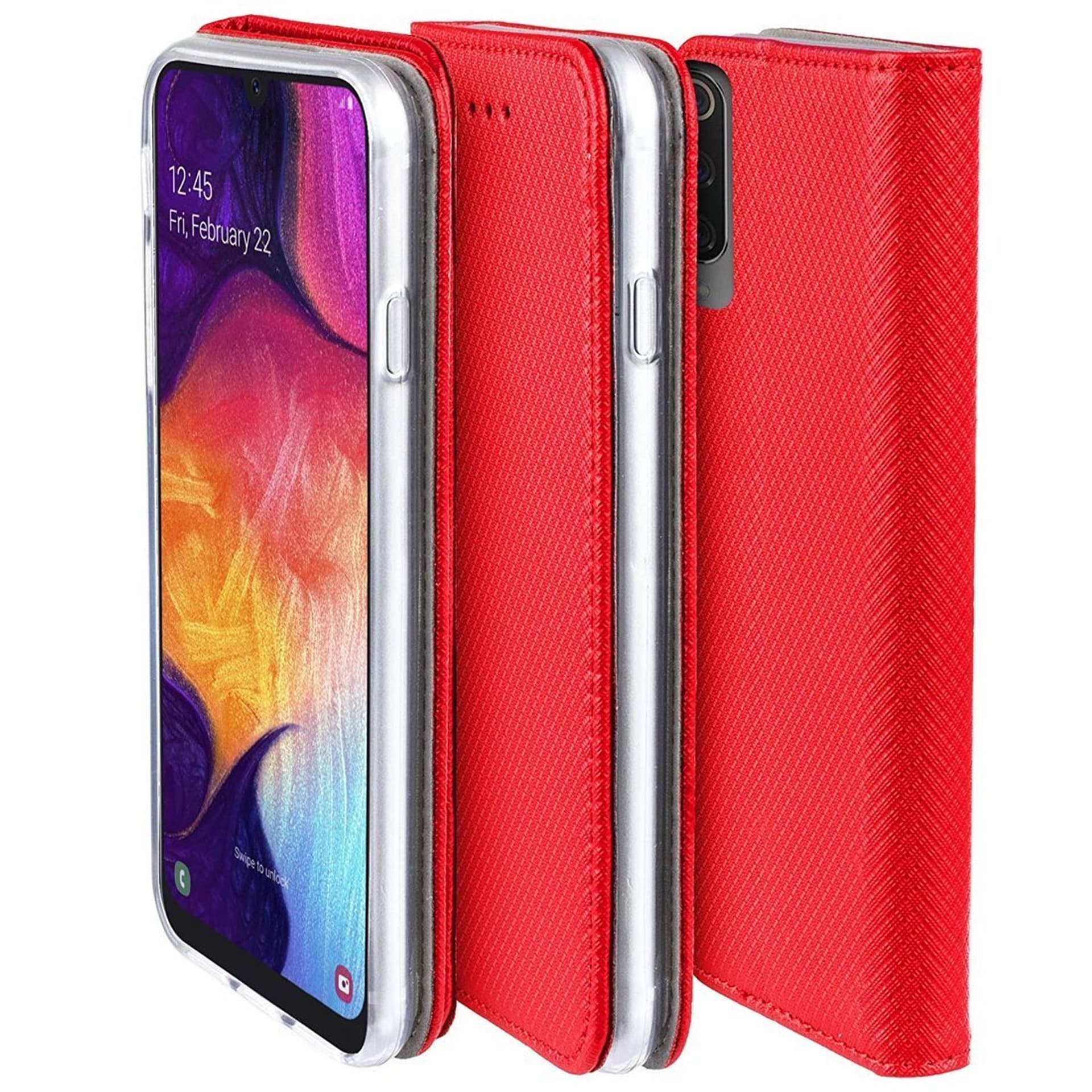 

Etui OPPO RENO 5 4G / 5G portfel z klapką Flip Magnet czerwone