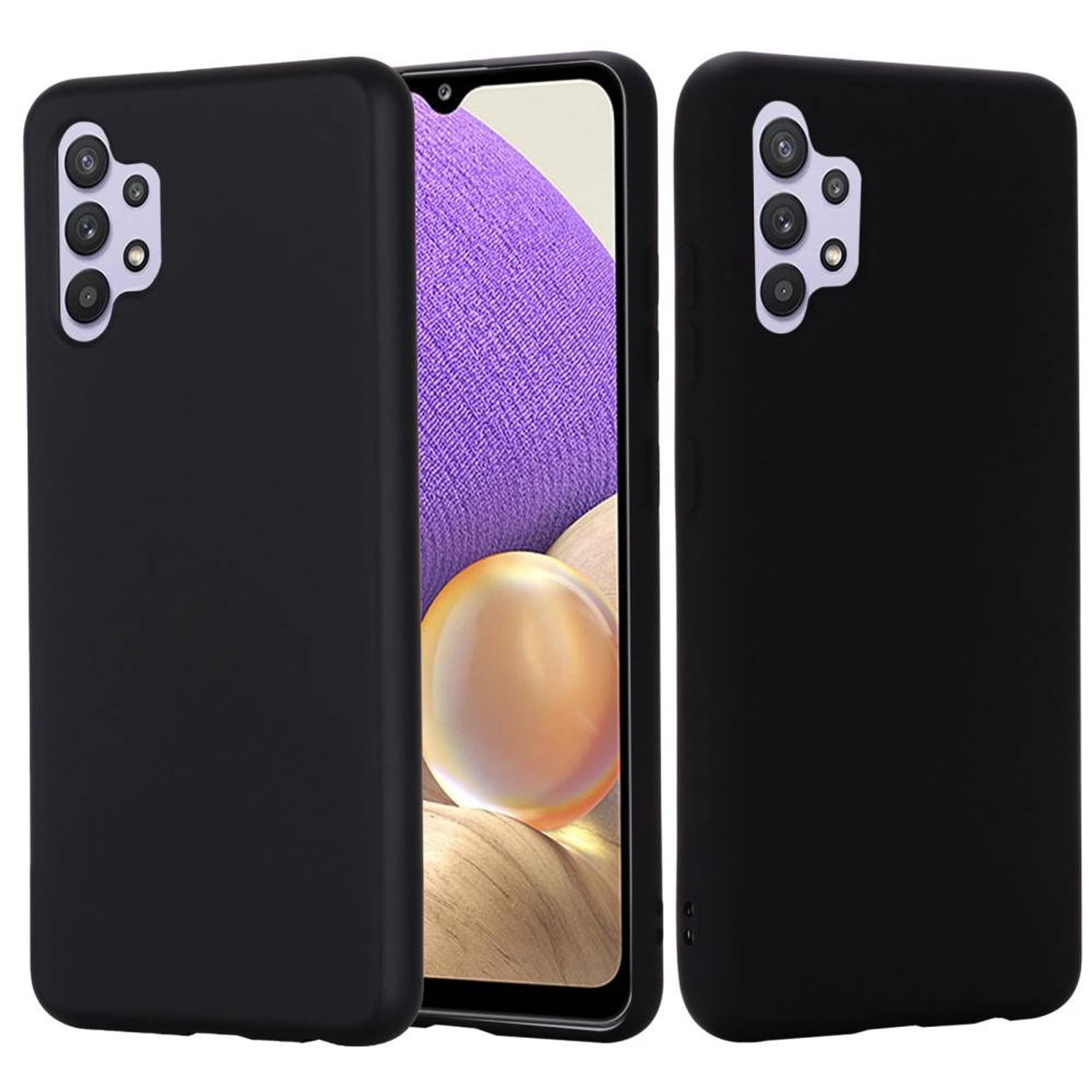 

Etui SAMSUNG GALAXY A32 4G Silicone case elastyczne silikonowe czarne