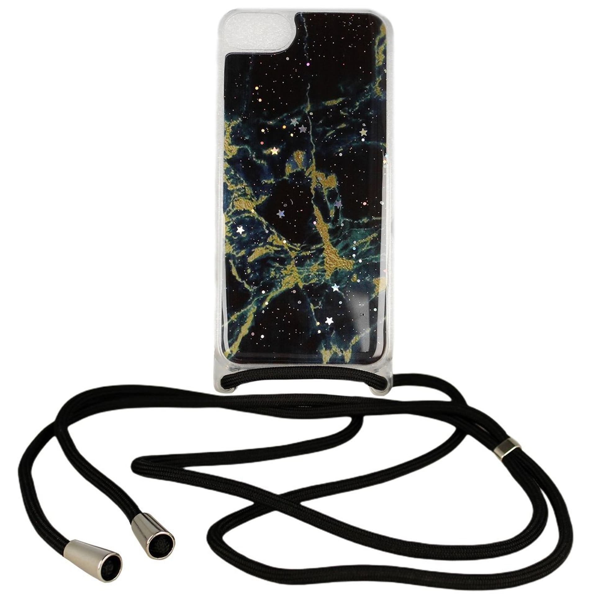 

Etui IPHONE 12 MINI Rope Sznurek Glitter Case czarne