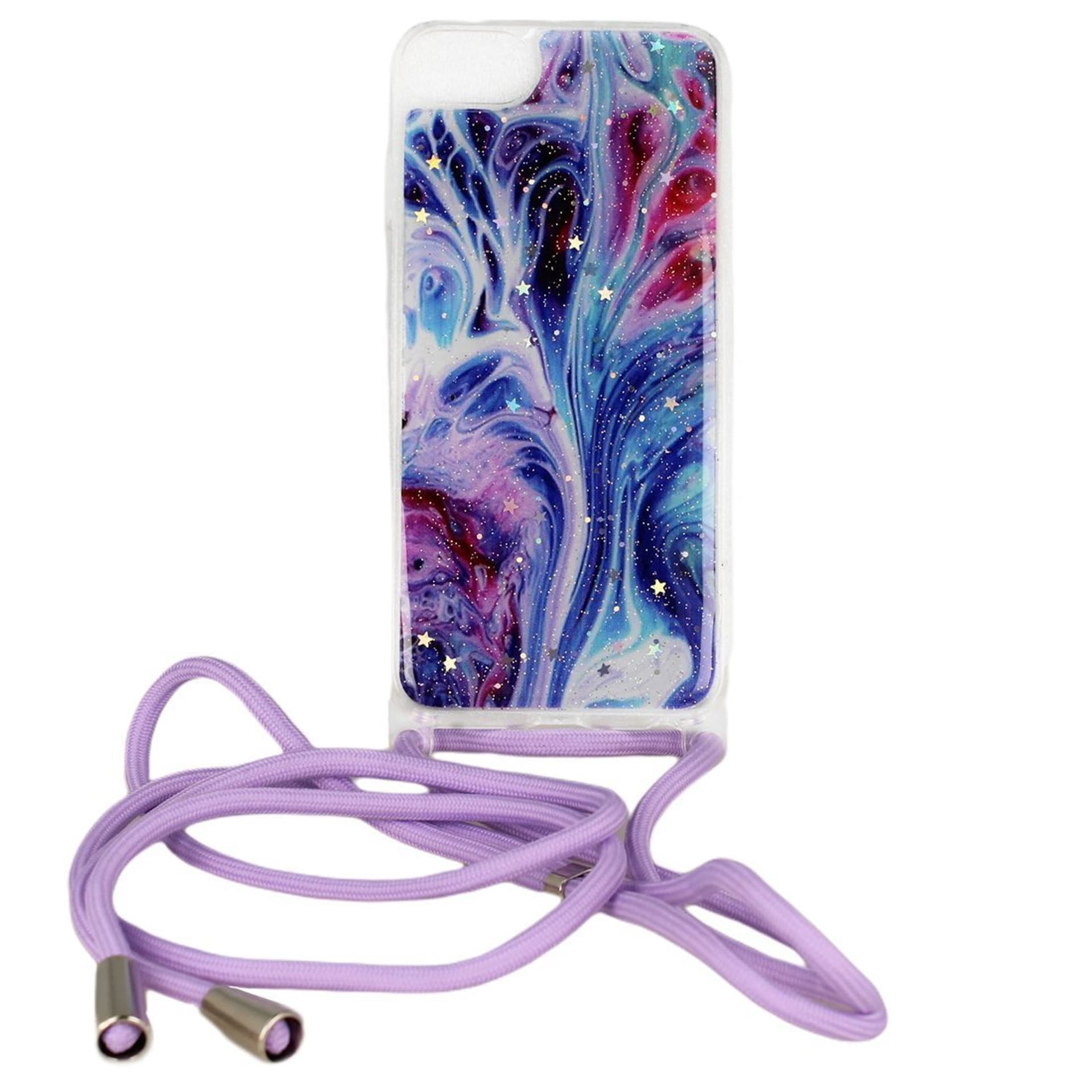 

Etui IPHONE 12 MINI Rope Sznurek Glitter Case niebieskie