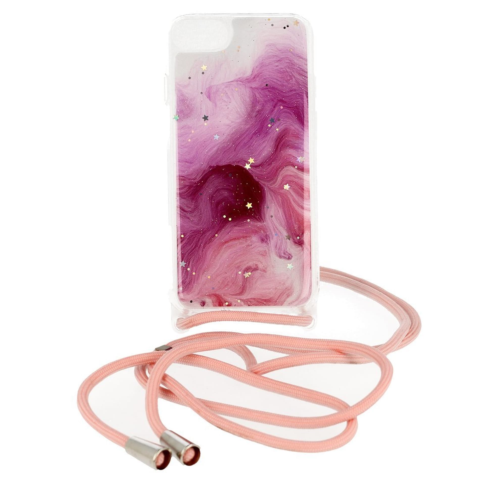 

Etui IPHONE 11 PRO Rope Sznurek Glitter Case różowe