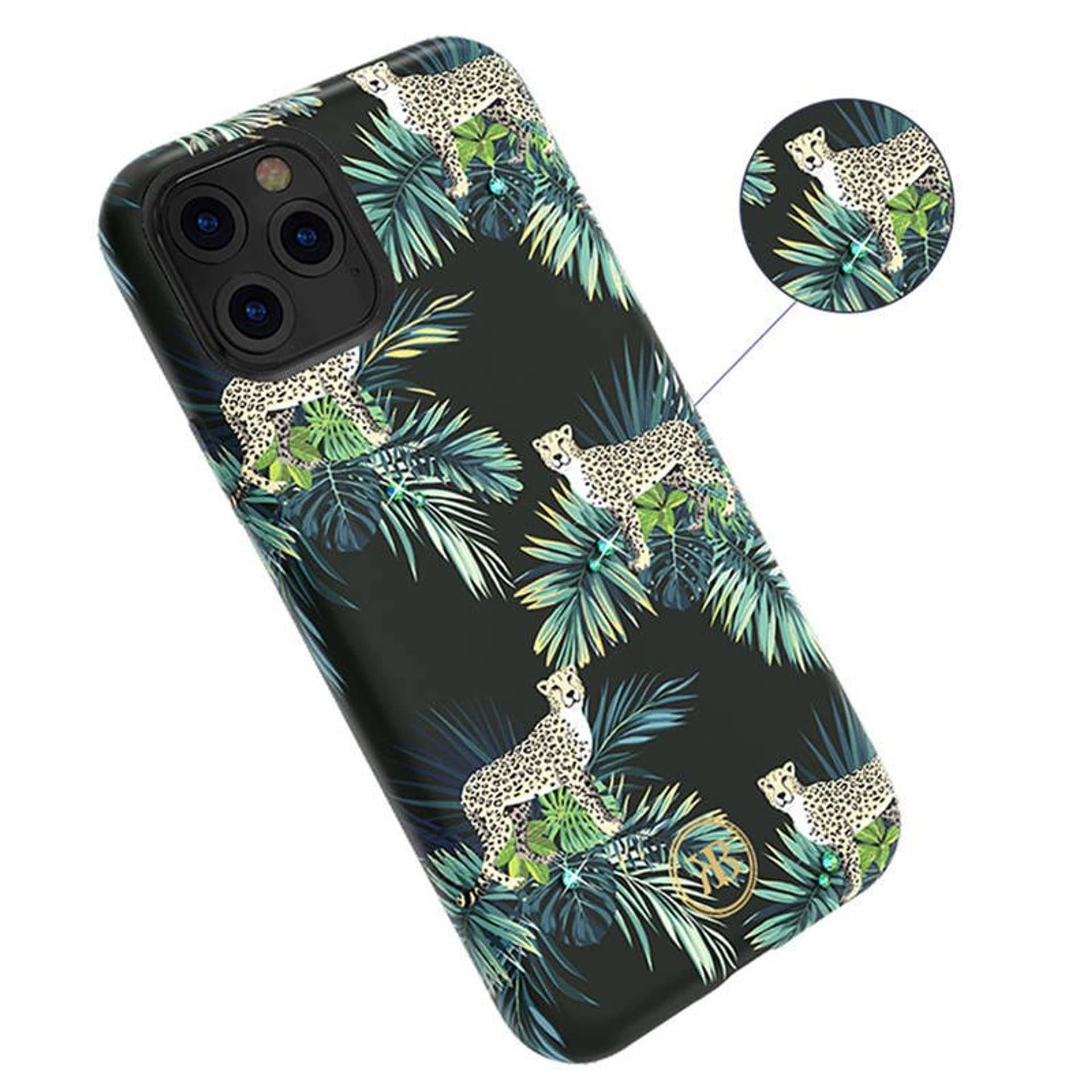 

Etui IPHONE 11 PRO MAX Kingxbar Forest Series Green Leopard