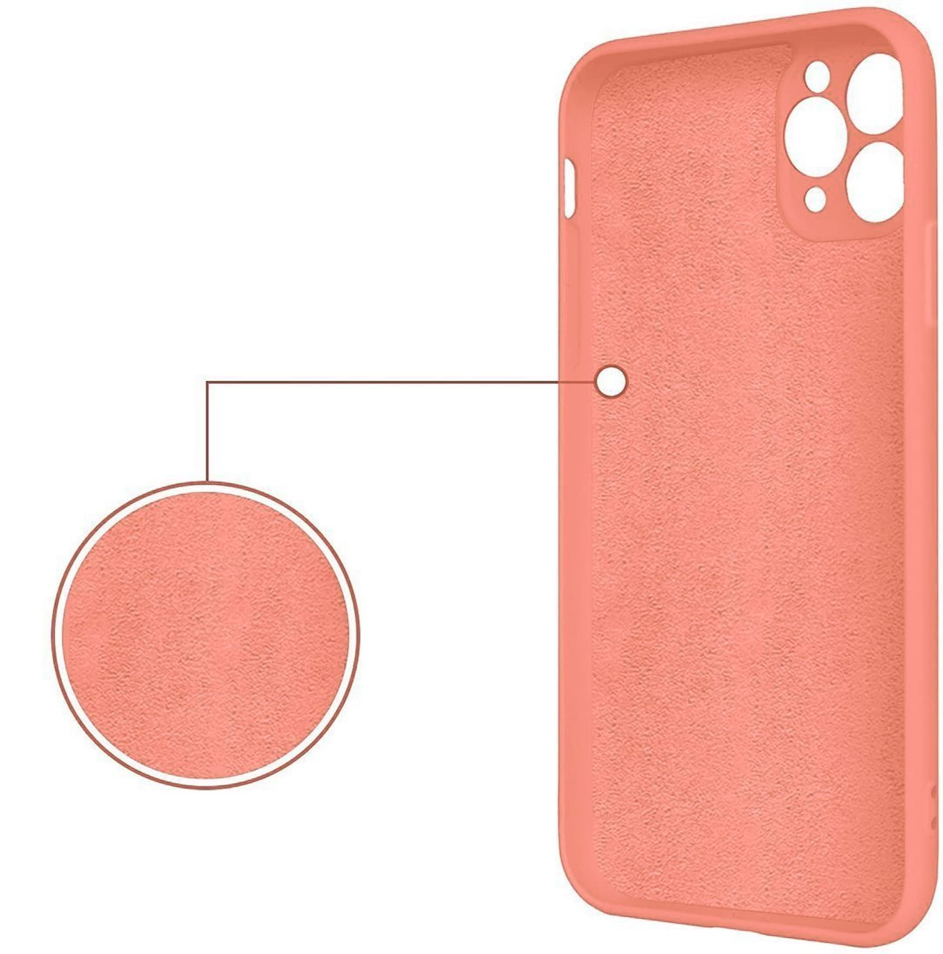 

Etui IPHONE 12 PRO MAX Silikonowe Ring Pierścień Magnetyczny Silicone Ring różowe