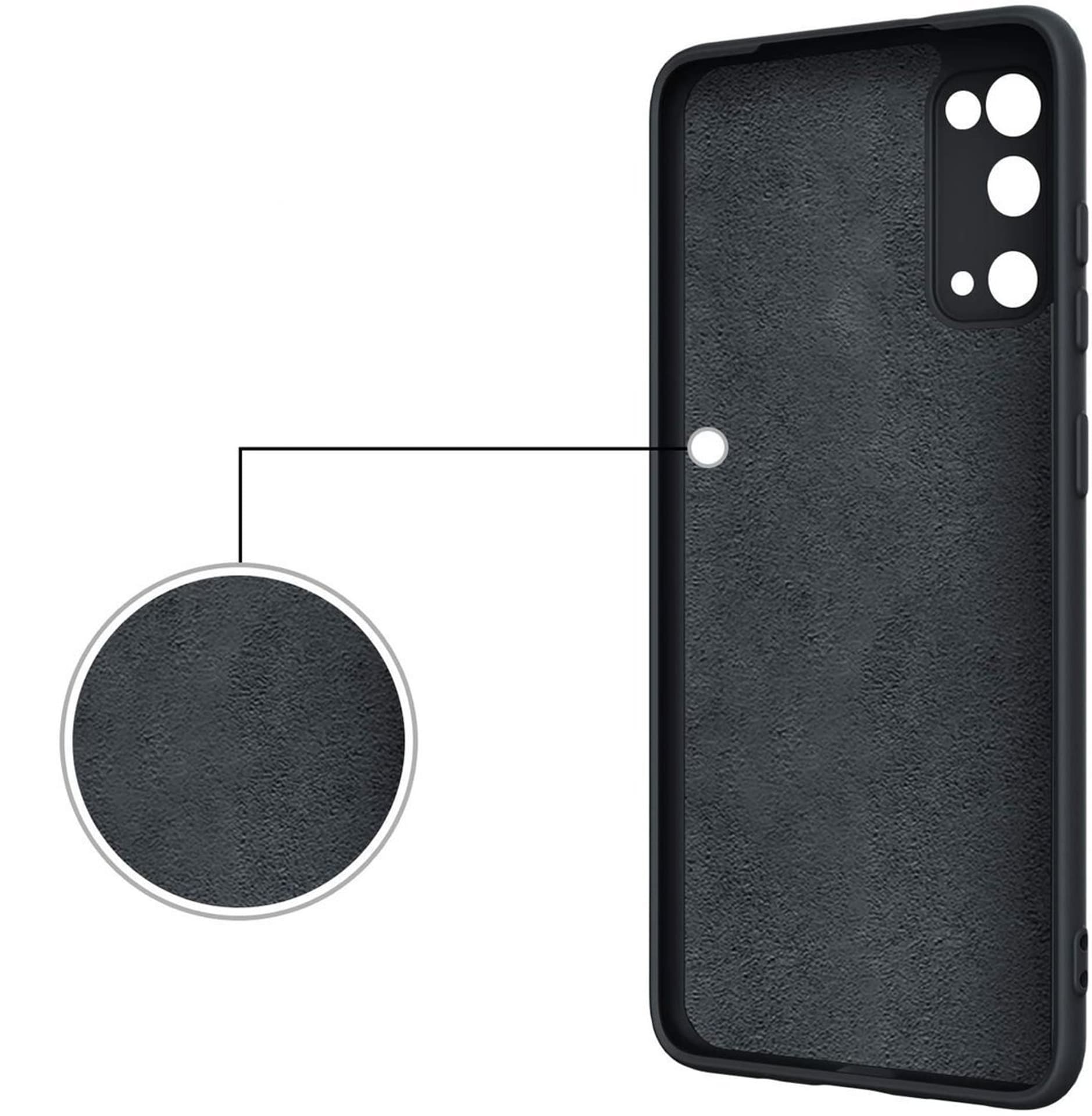 

Etui SAMSUNG GALAXY A72 Silikonowe Ring Pierścień Magnetyczny Silicone Ring czarne