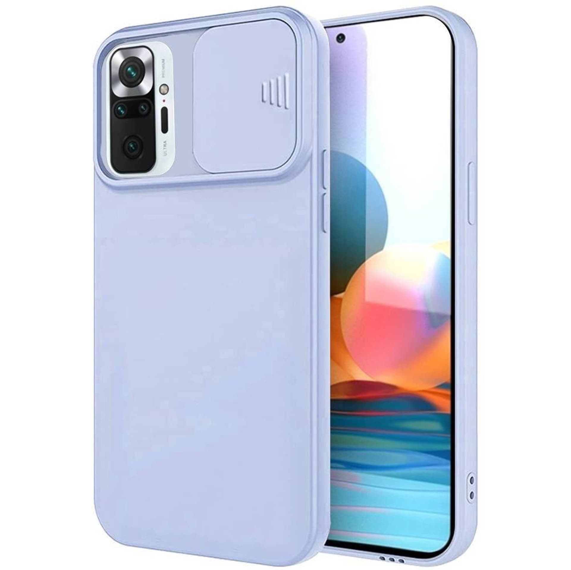 

Etui XIAOMI REDMI NOTE 9S / 9 PRO Silikonowe z Osłoną na Aparat Nexeri Silicone Lens jasny niebieski