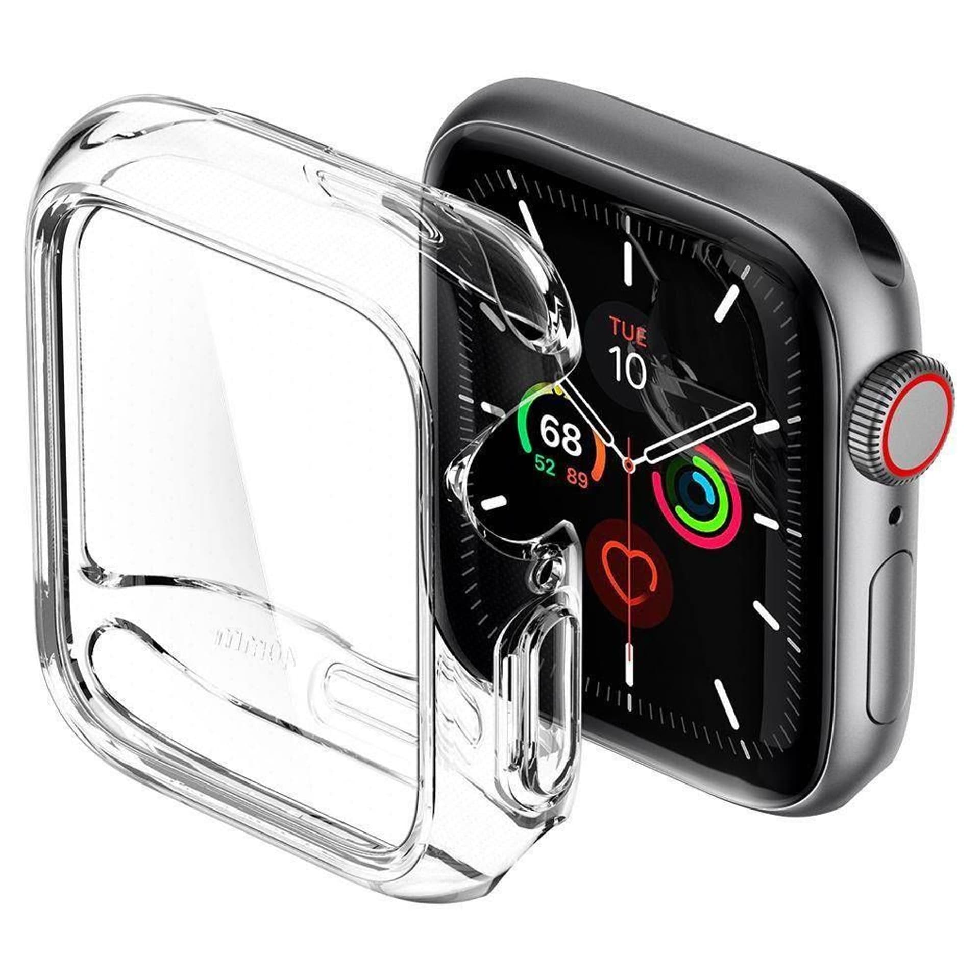 

SPIGEN ULTRA HYBRID APPLE WATCH 4/5/6/SE (40MM) CRYSTAL CLEAR, 40mm) crystal clea