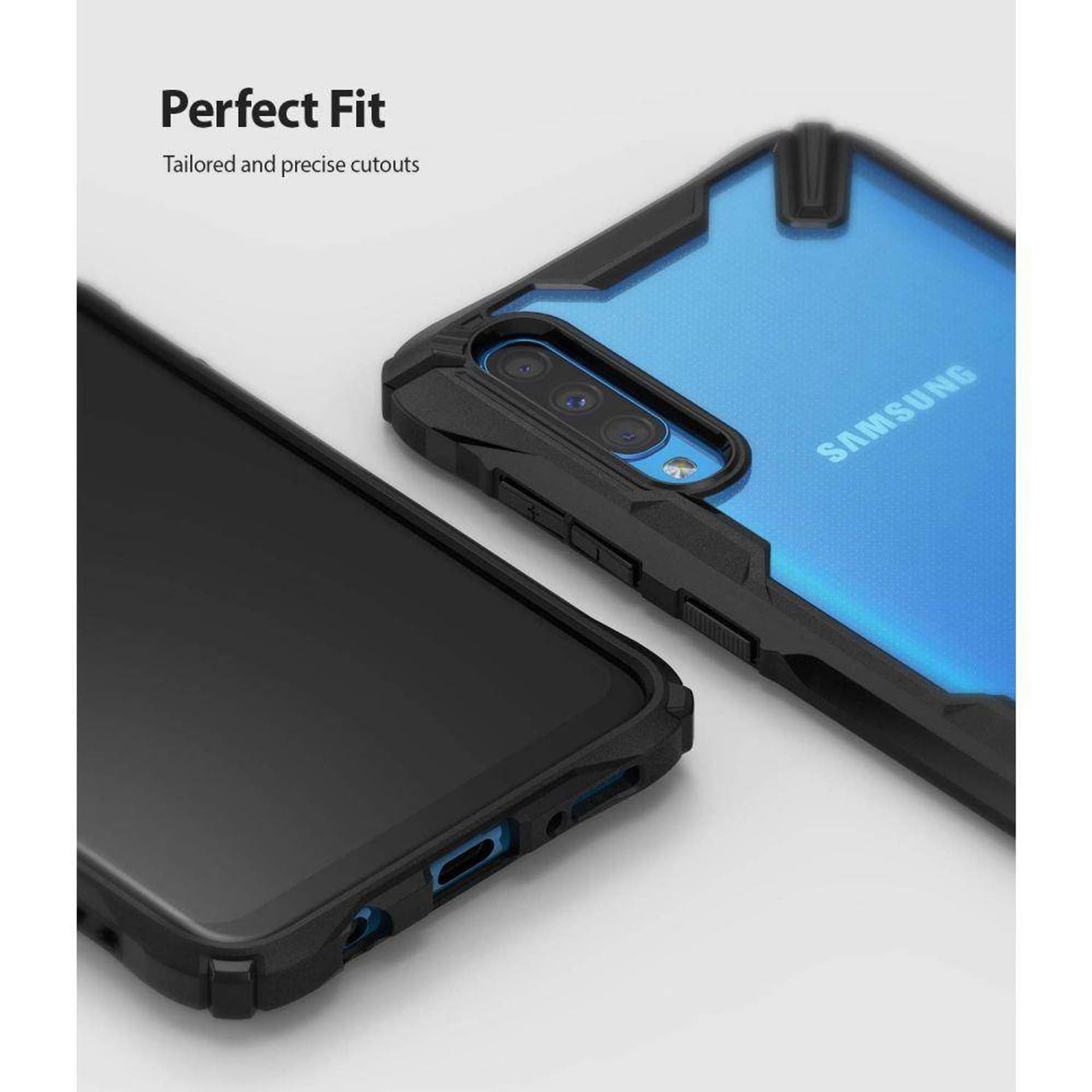 

Etui SAMSUNG GALAXY A70 Ringke Fusion-X czarne