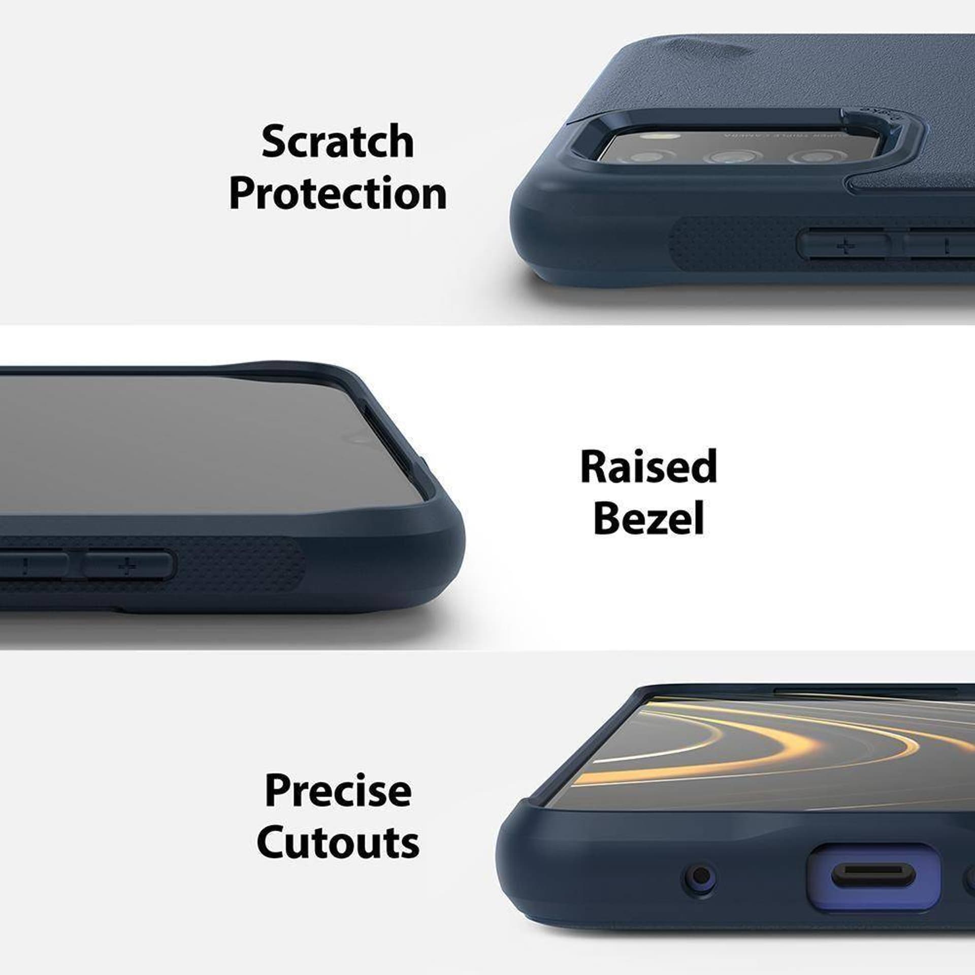 

Etui XIAOMI POCO M3 Ringke Onyx czarne