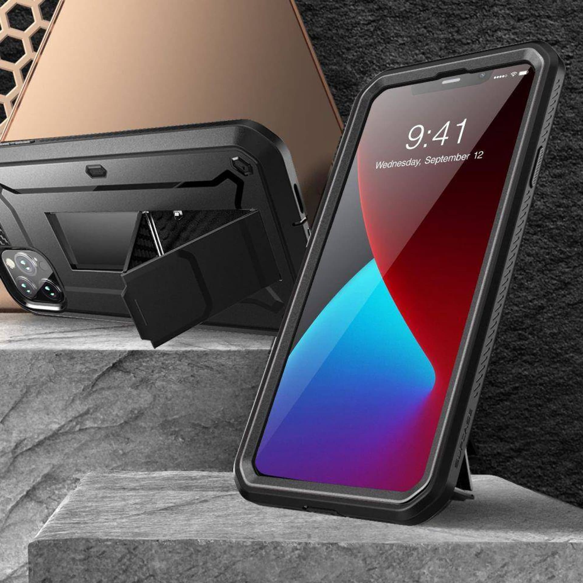 

Oryginalne Etui IPHONE 12 PRO Supcase Unicorn Beetle Pro czarne
