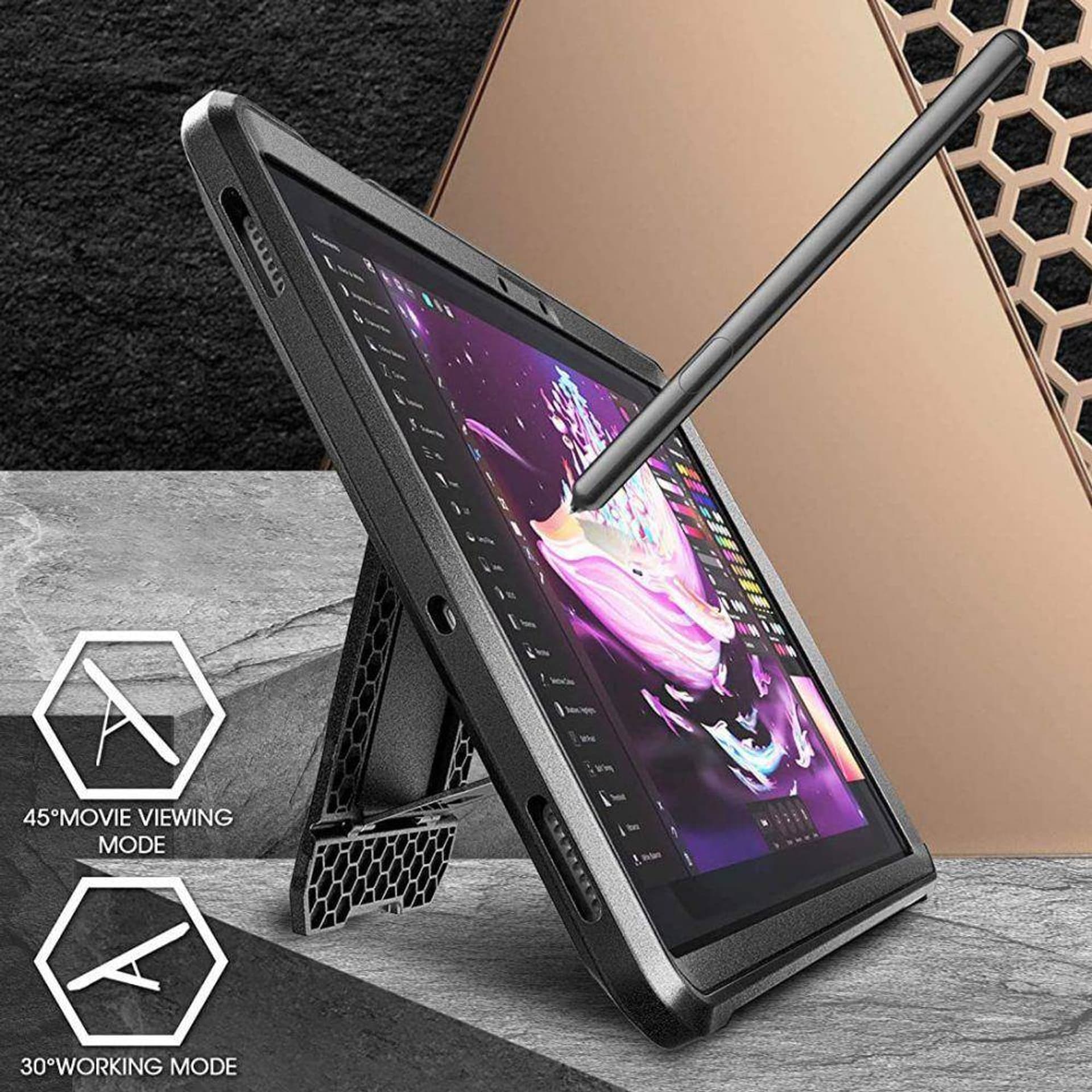 

Oryginalne Etui SAMSUNG GALAXY TAB S7 11,0" T870/T875 Supcase Unicorn Beetle Pro czarne