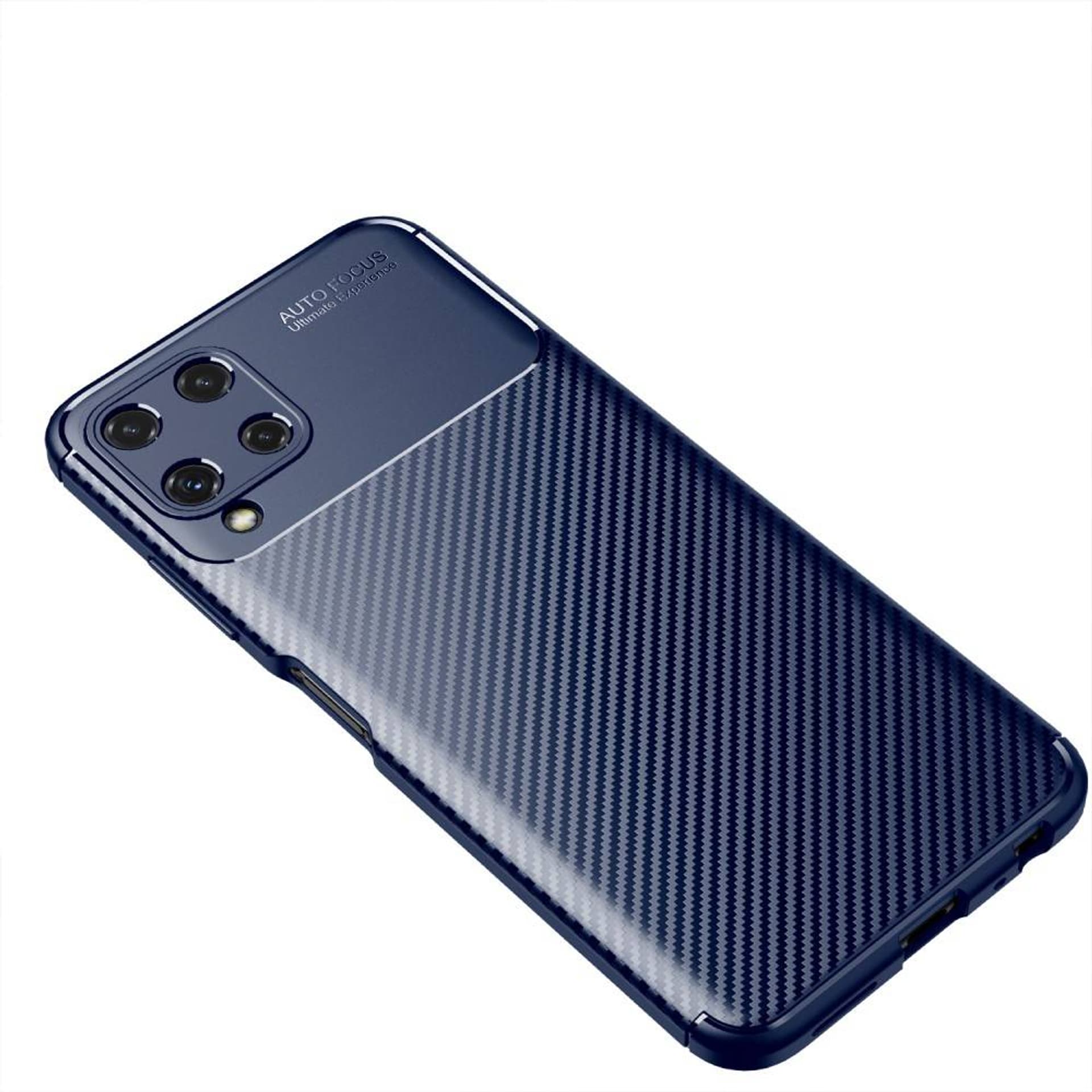 

Etui SAMSUNG GALAXY A22 4G / M22 4G Pancerne Shockproof Carbon Fiber granatowe
