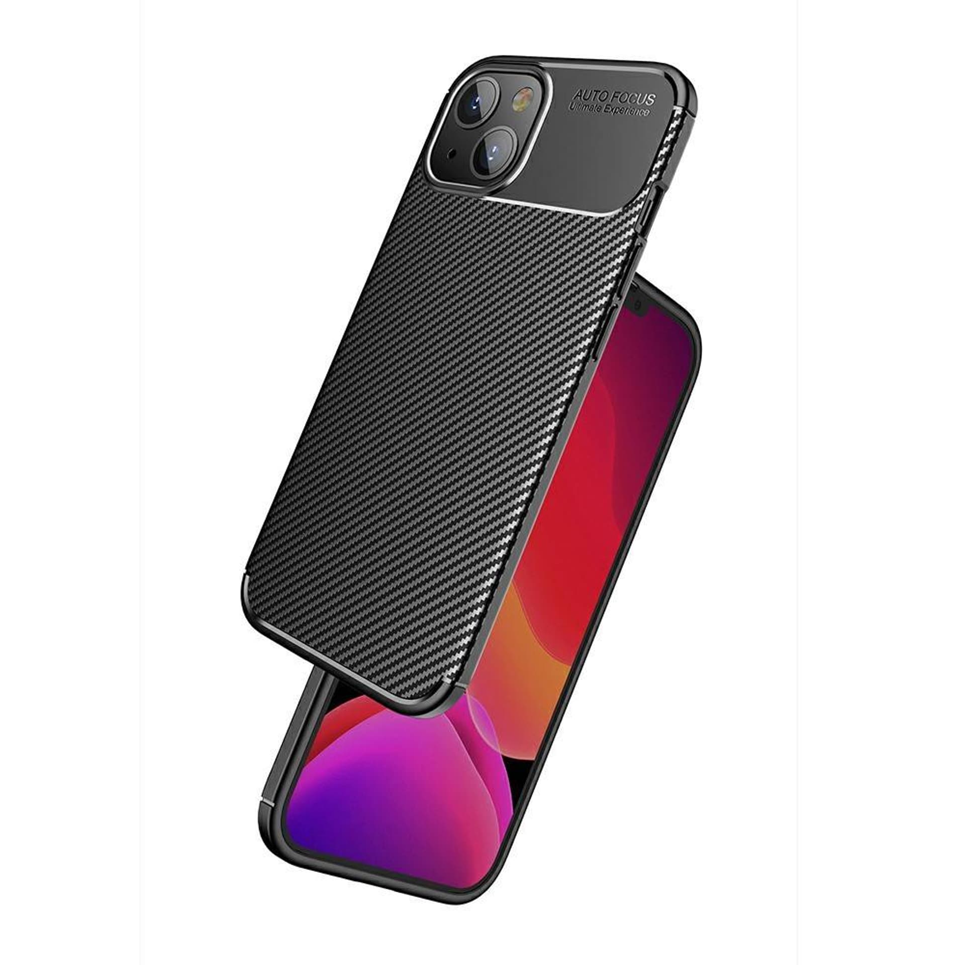 

Etui IPHONE 13 MINI Pancerne Shockproof Carbon Fiber czarne