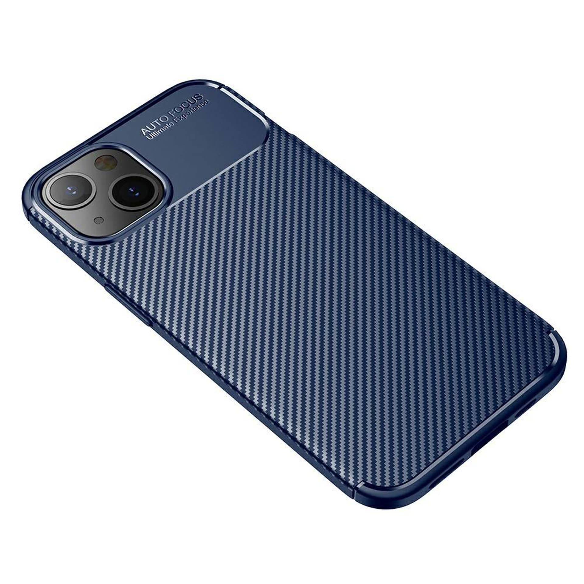 

Etui IPHONE 13 MINI Pancerne Shockproof Carbon Fiber granatowe