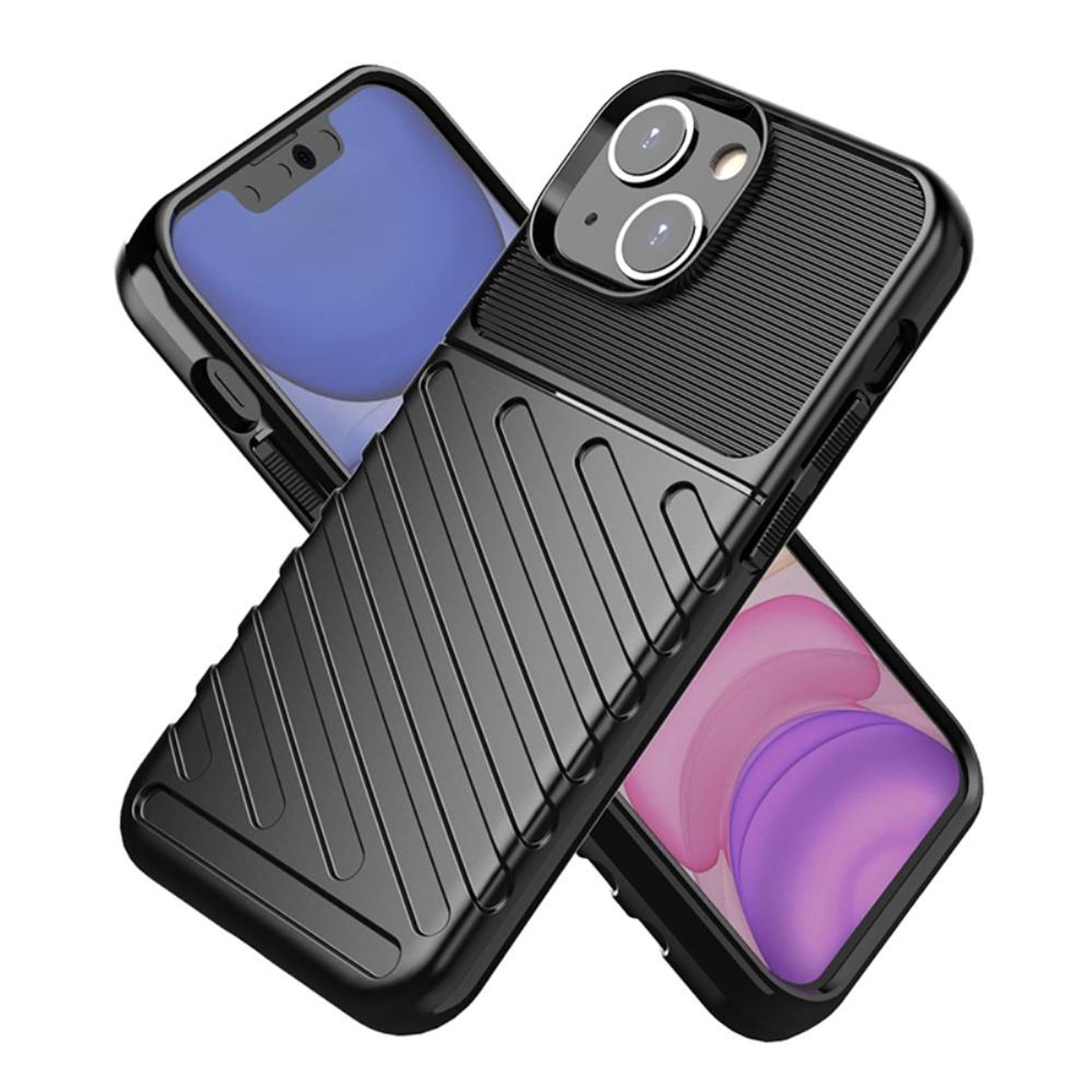 

Etui IPHONE 13 MINI Pancerne Thunder czarne