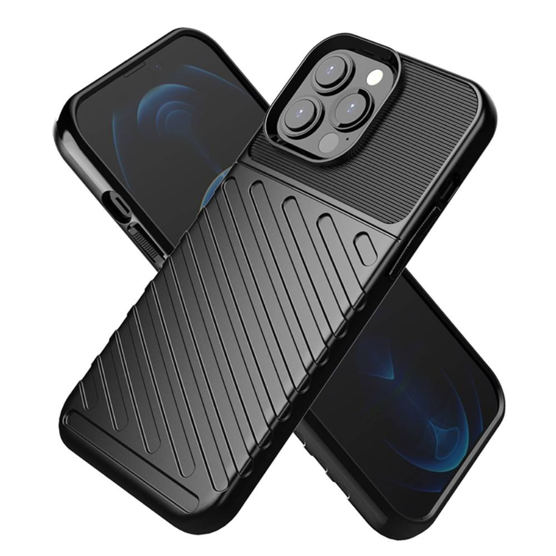 

Etui IPHONE 13 PRO MAX Pancerne Thunder czarne