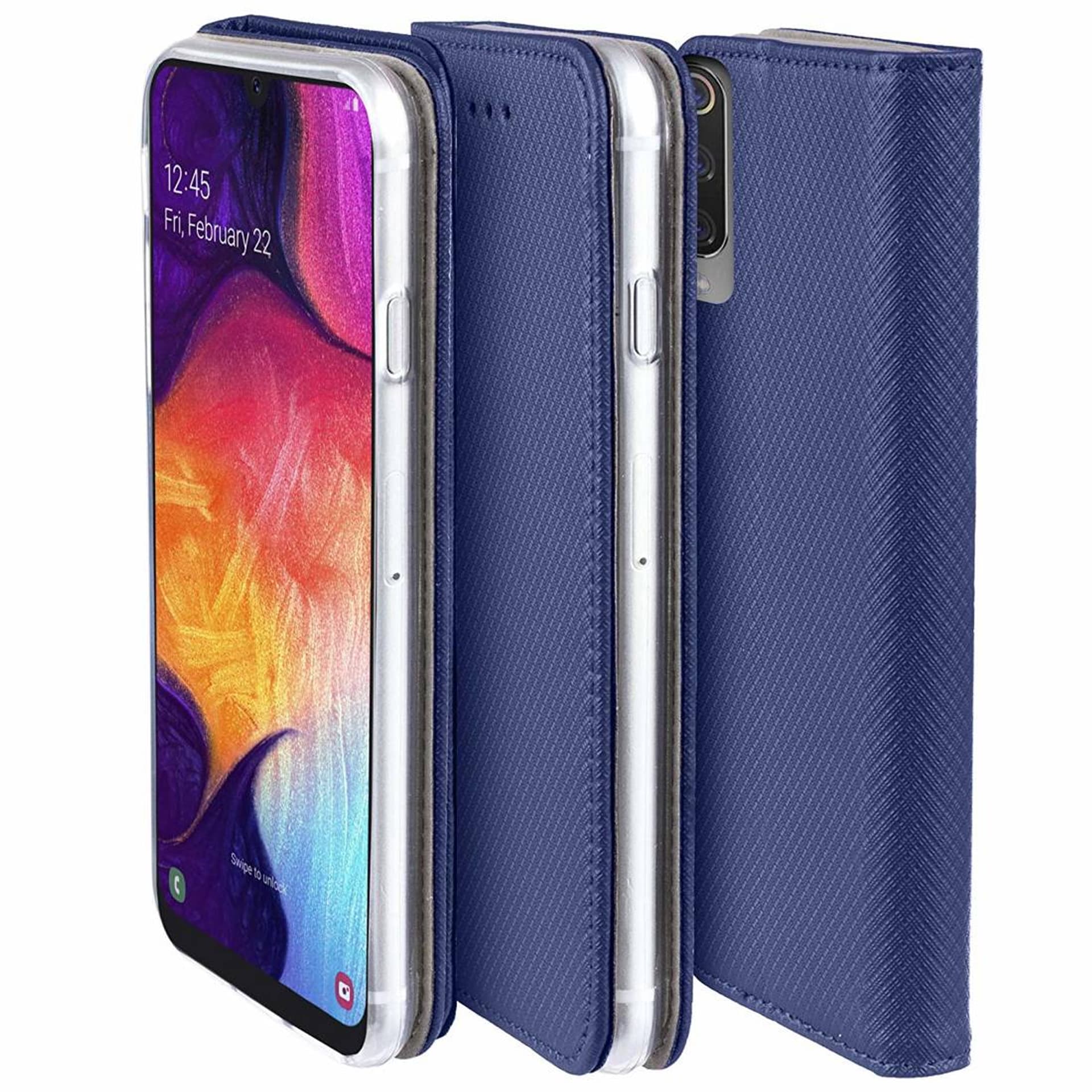 

Etui OPPO A58 5G / A78 5G Portfel z Klapką Flip Magnet granatowe