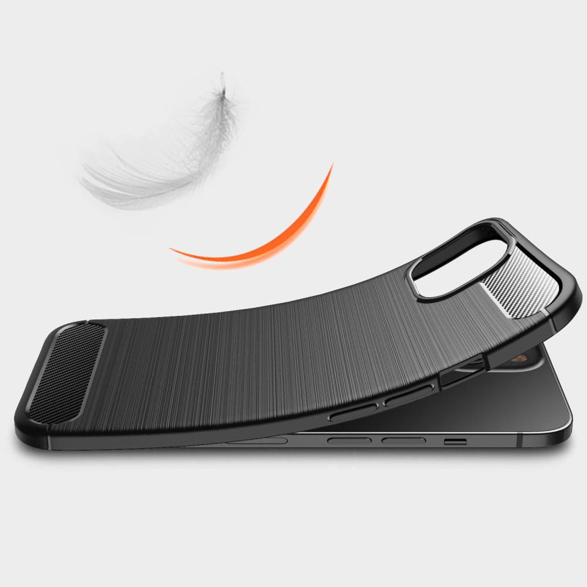 

Etui IPHONE 13 MINI Nexeri Carbon Pancerne czarne