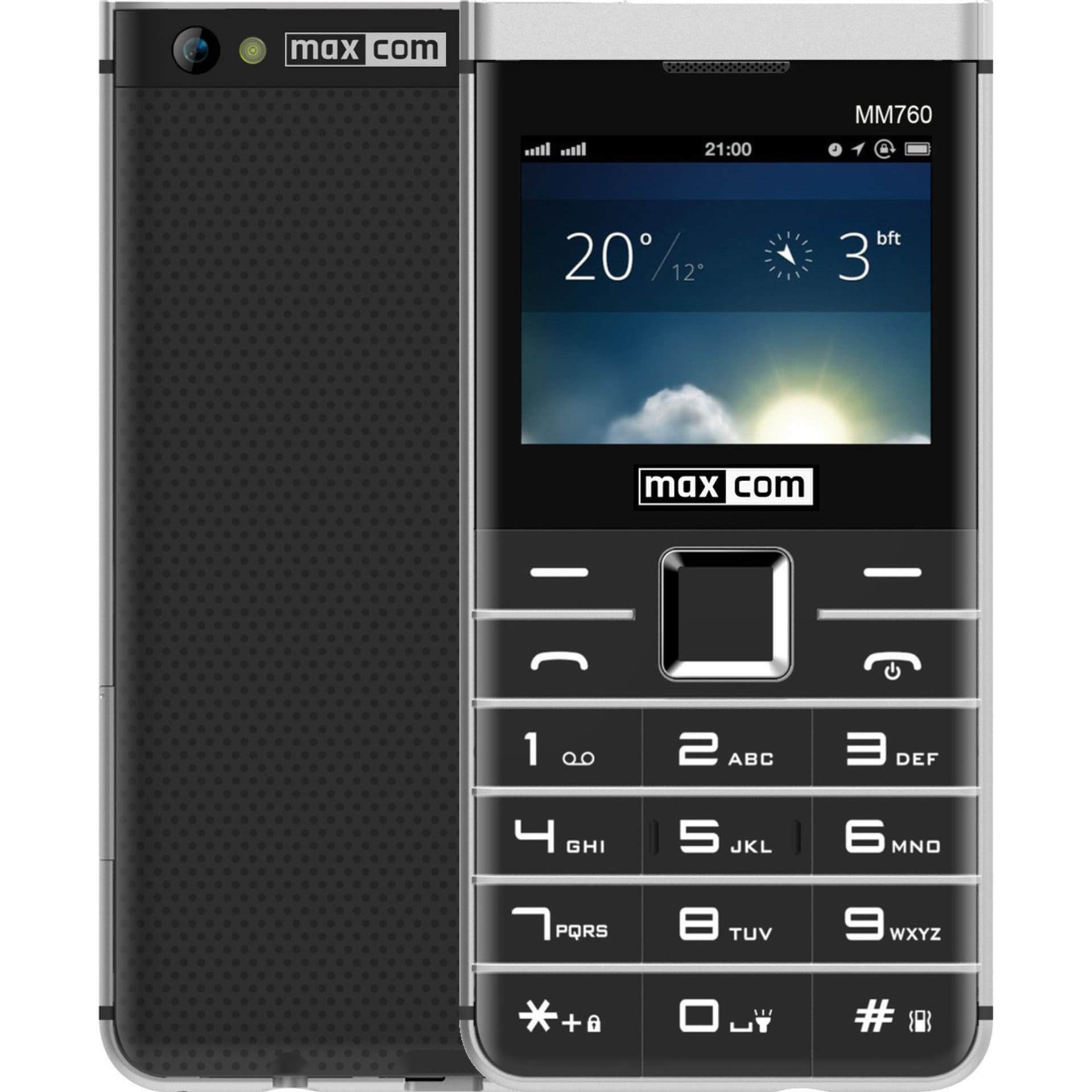 

Telefon MM 760 Dual SIM Czarny