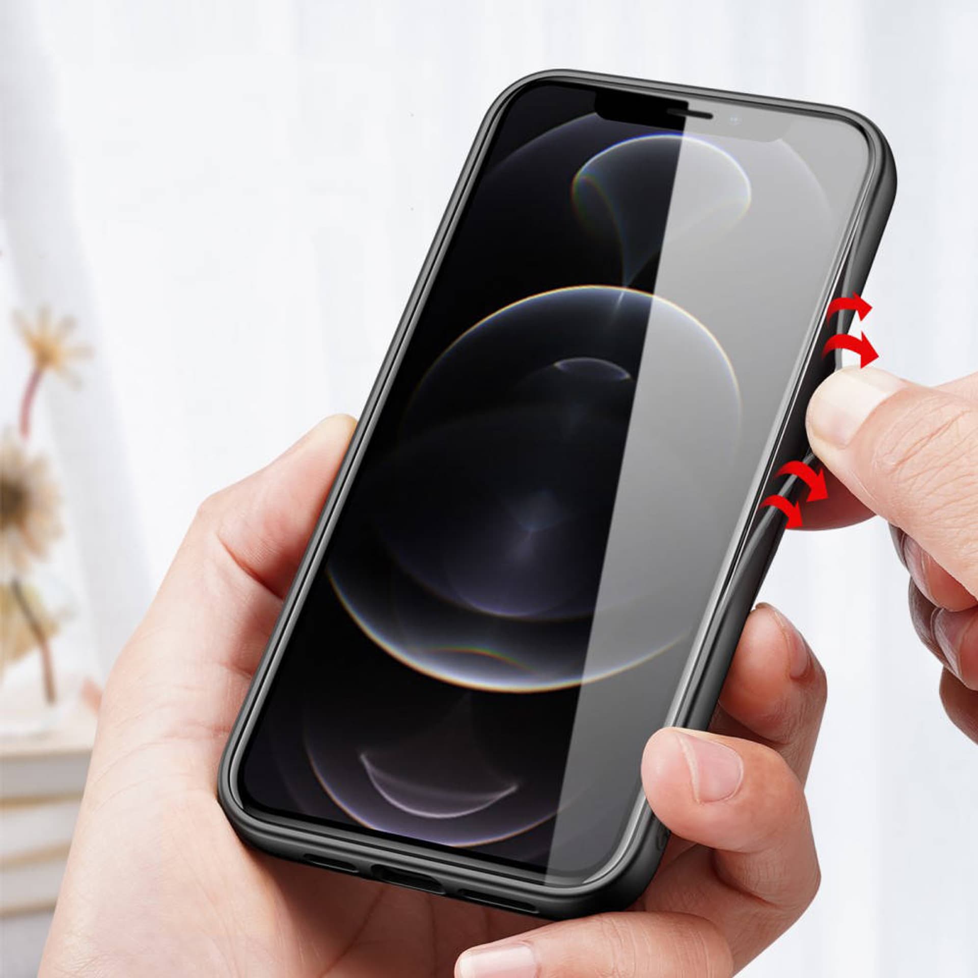 

Etui IPHONE 13 PRO MAX Dux Ducis Fino Nylonowe czarne