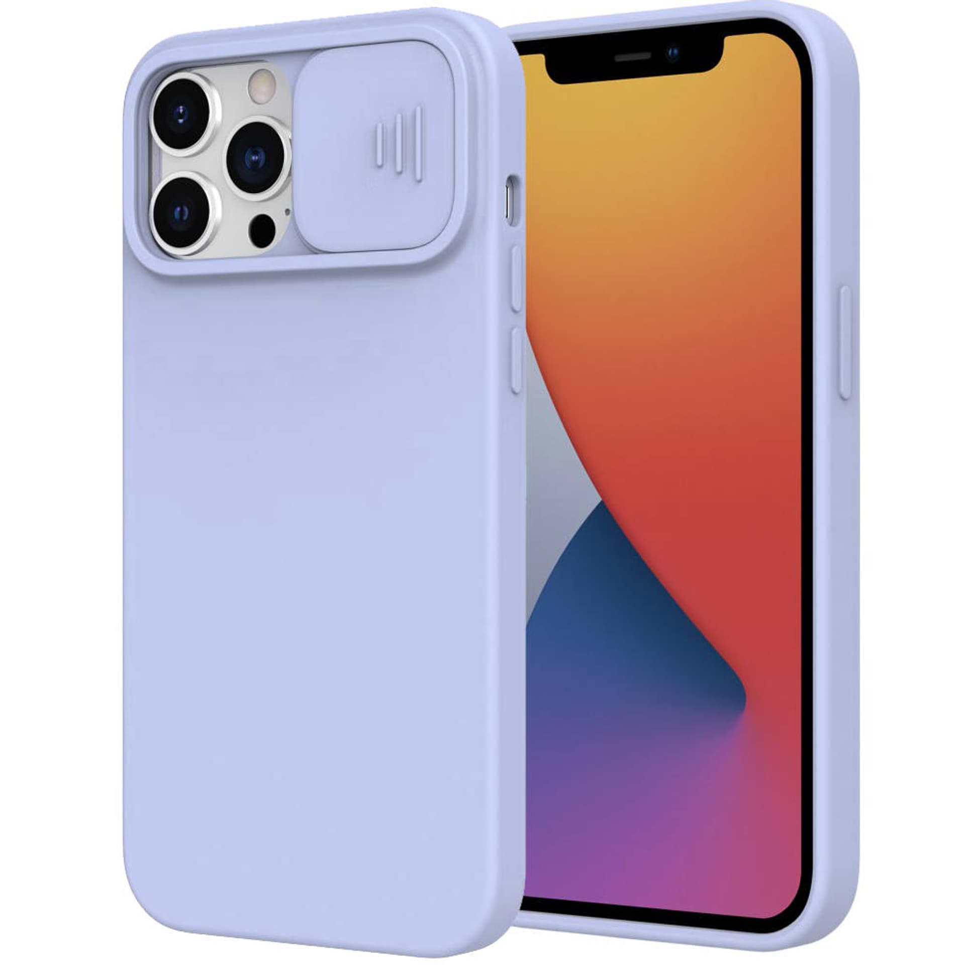 

Etui SAMSUNG GALAXY A53 5G Silikonowe z Osłoną na Aparat Nexeri Silicone Lens jasnoniebieskie