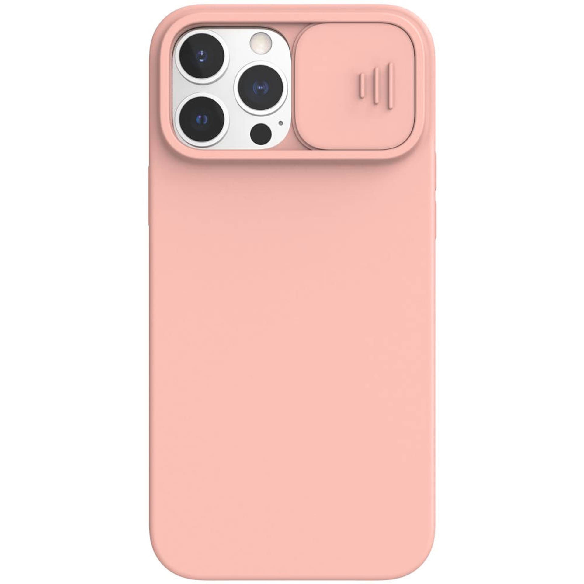 

Etui OPPO A16 / A16S / A54S Silikonowe z Osłoną na Aparat Nexeri Silicone Lens brzoskwiniowe