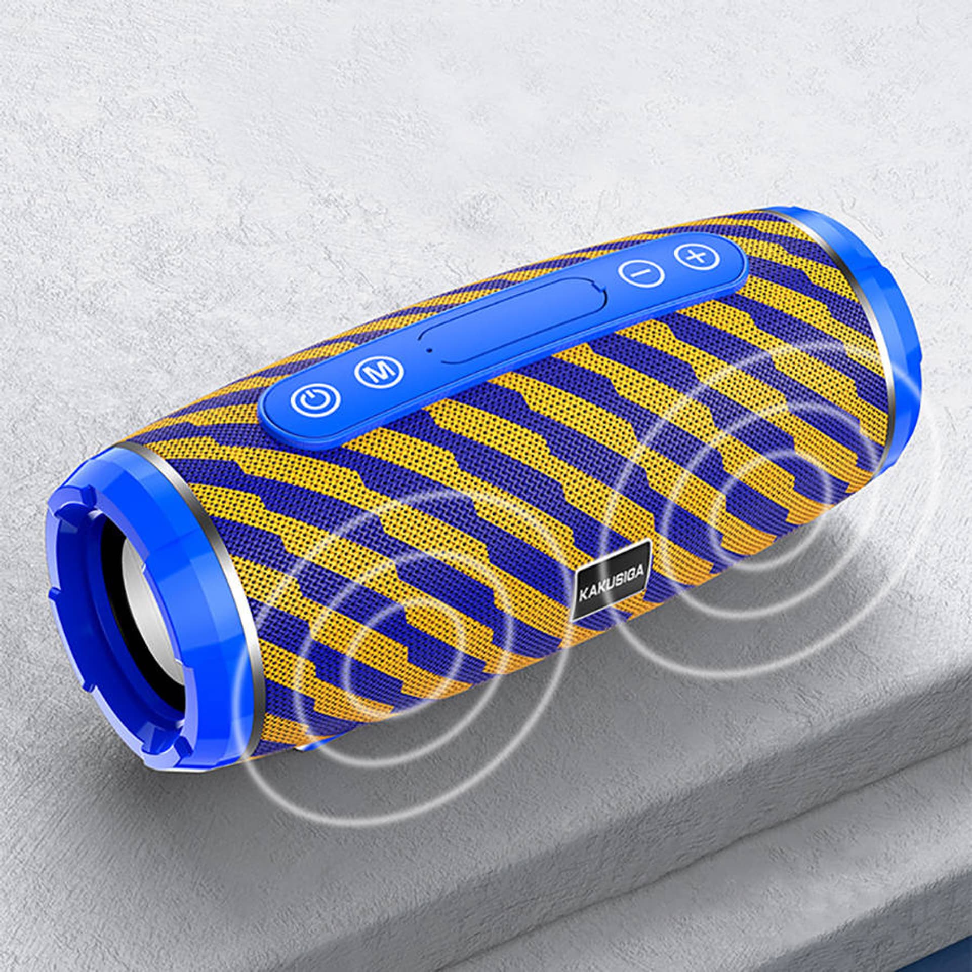 

Głośnik Bluetooth 5.0 Bezprzewodowy KAKU Sports Bluetooth Speaker (KSC-600) niebiesko-żółty, Ksc-600) niebiesko-żółt