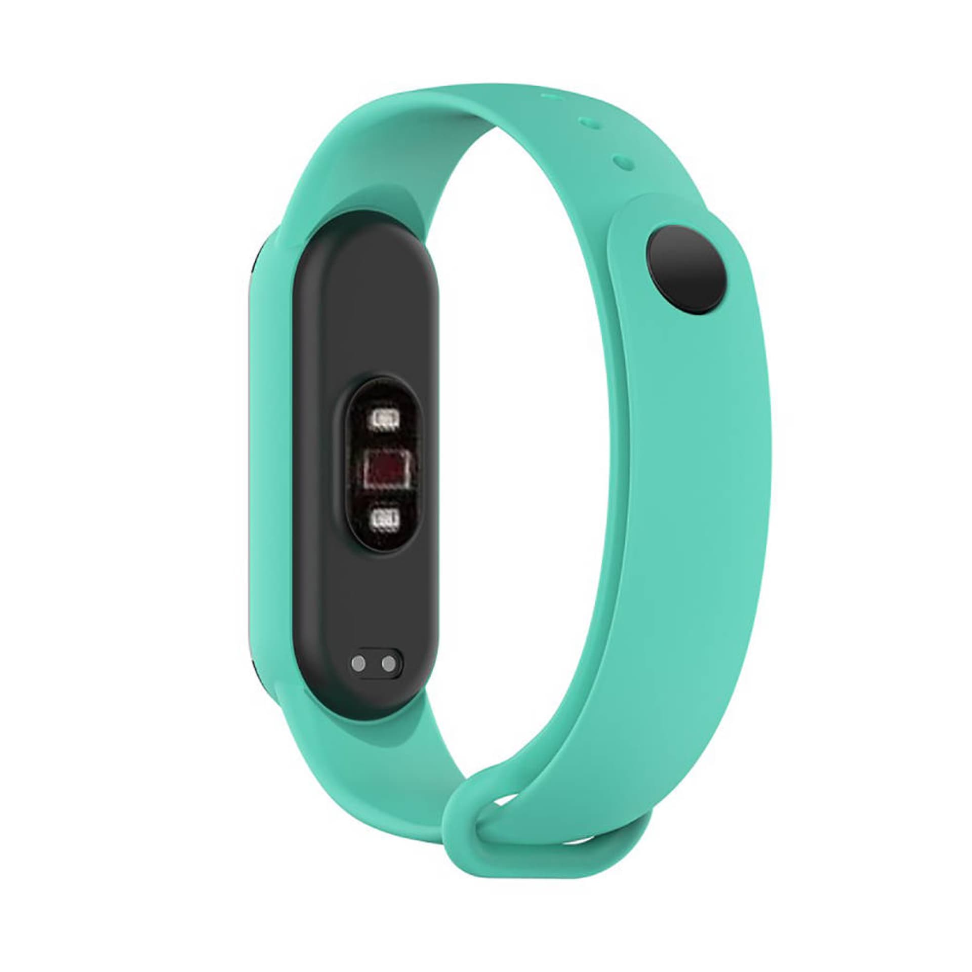

Pasek do XIAOMI MI SMART BAND 5 / 6 / 6 NFC / 7 Silicone Strap miętowe