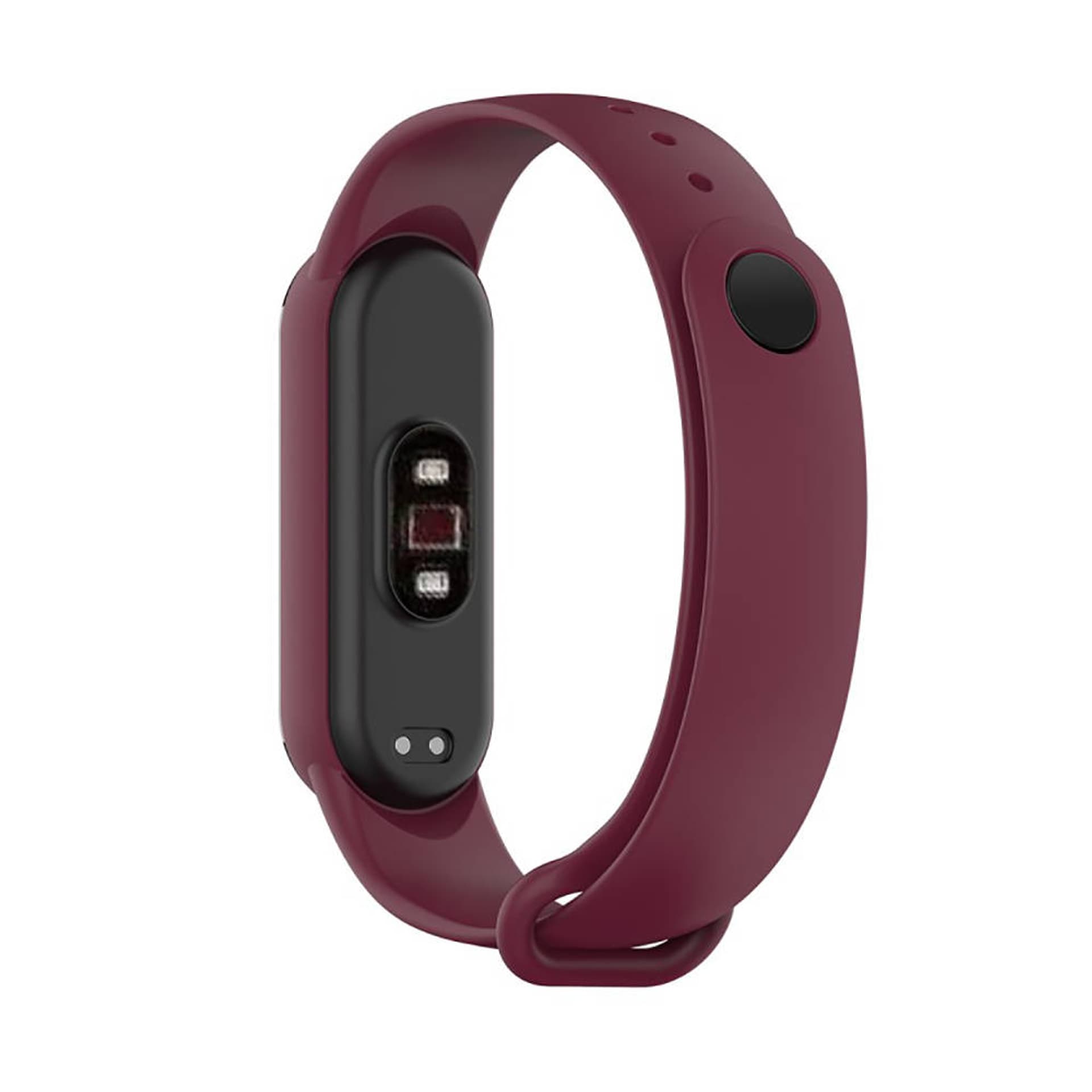 

Pasek do XIAOMI MI SMART BAND 5 / 6 / 6 NFC / 7 Silicone Strap burgundowe