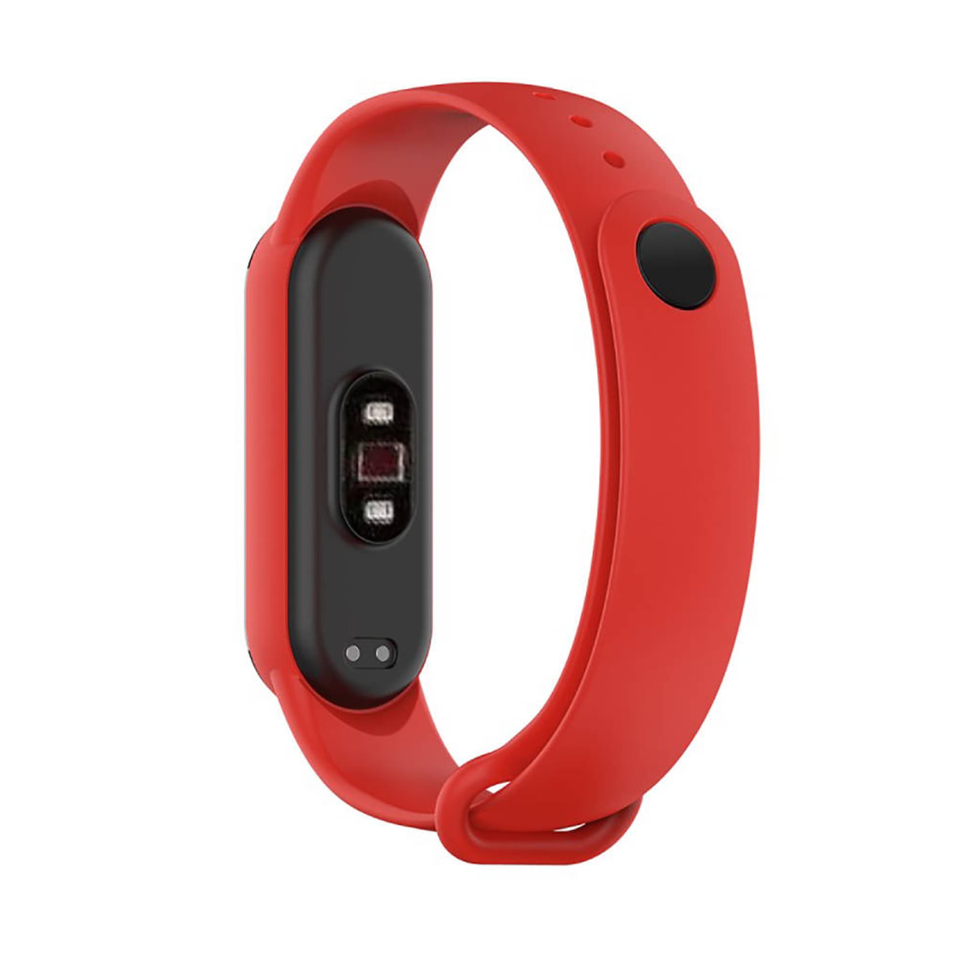 

Pasek do XIAOMI MI SMART BAND 5 / 6 / 6 NFC / 7 Silicone Strap czerwone