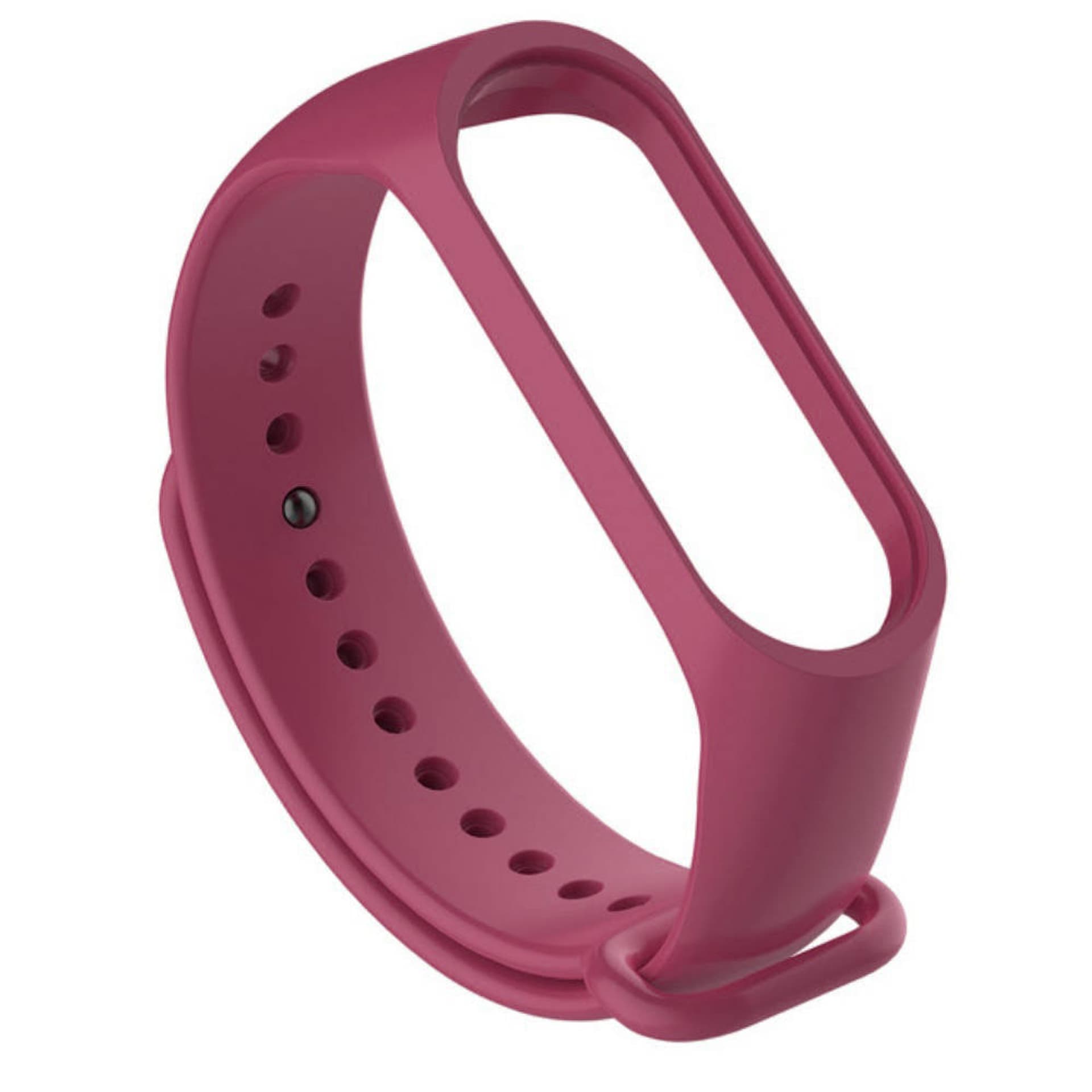 

Silikonowa Opaska do XIAOMI MI SMART BAND 3 / 4 burgundowa