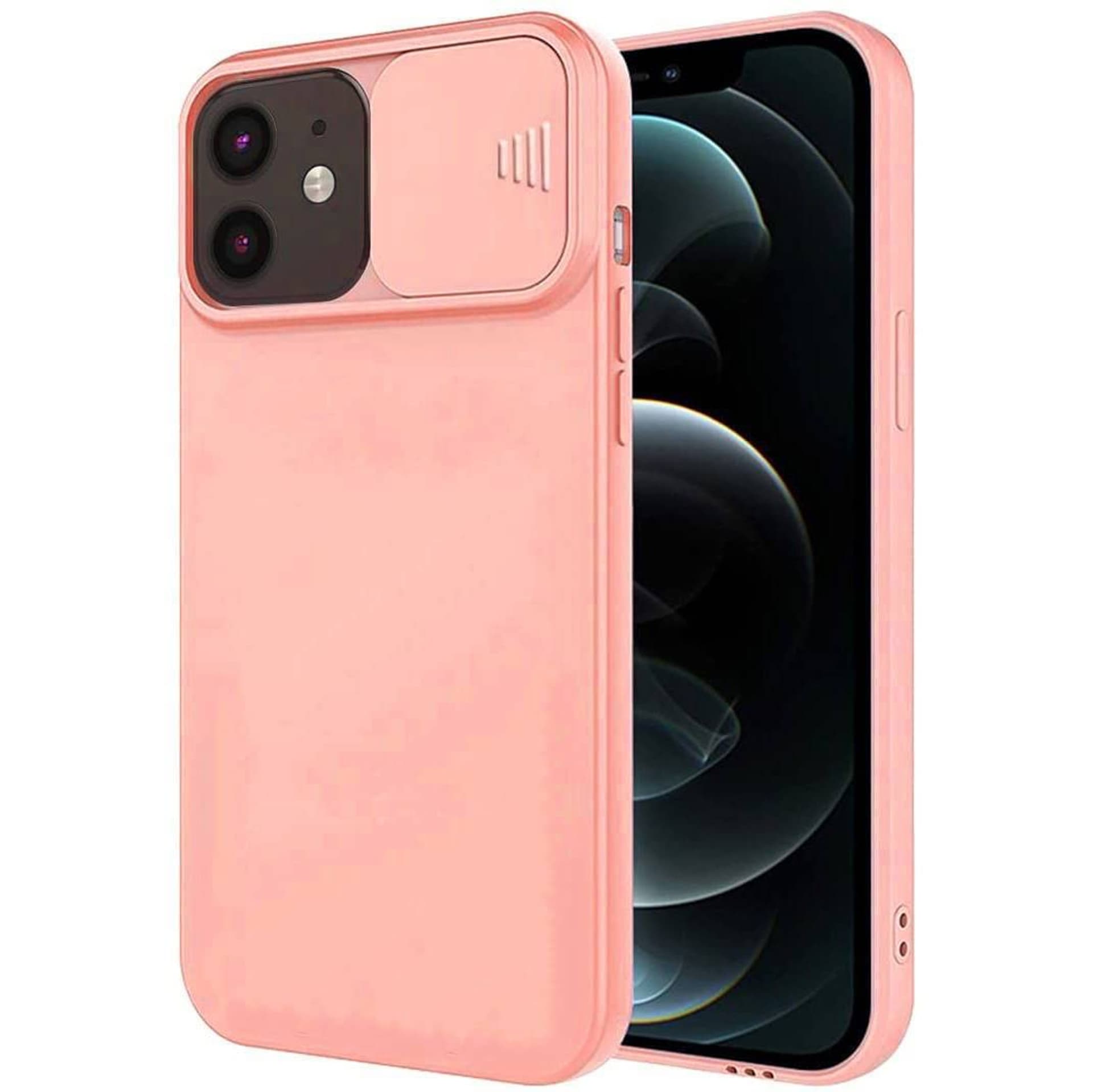 

Etui SAMSUNG GALAXY S21 FE Silikonowe z Osłoną na Aparat Nexeri Silicone Lens brzoskwiniowe