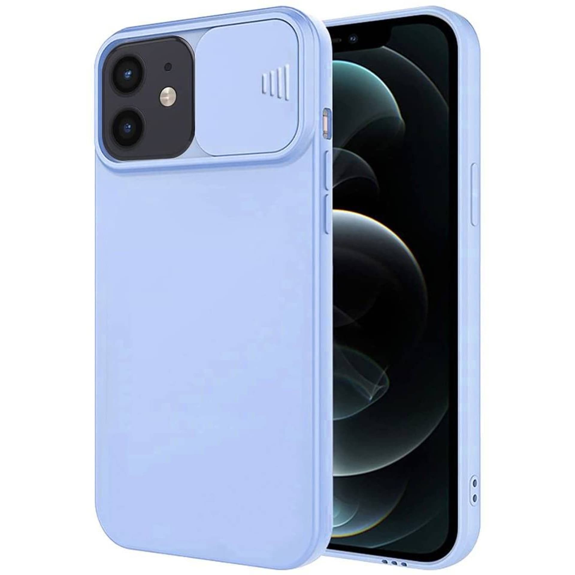 

Etui SAMSUNG GALAXY S21 FE Silikonowe z Osłoną na Aparat Nexeri Silicone Lens jasnoniebieskie
