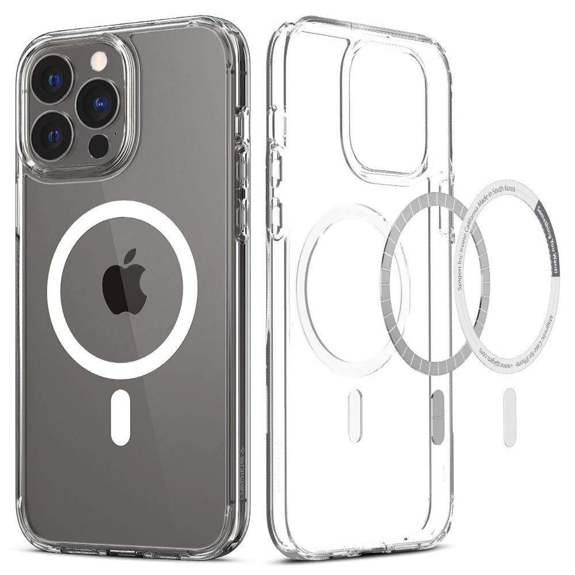 

Spigen Ultra Hybrid Mag iPhone 13 Pro Magsafe biały/white ACS03267