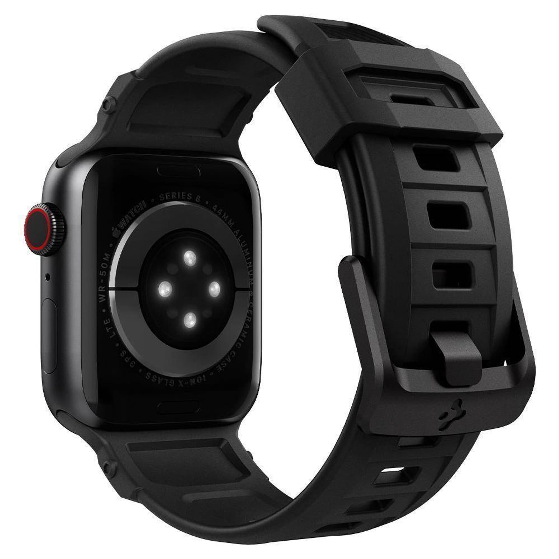 

SPIGEN RUGGED BAND APPLE WATCH 4 / 5 / 6 / 7 / SE (38 / 40 / 41 MM) MATTE BLACK, 38 / 40 / 41 mm) matte blac