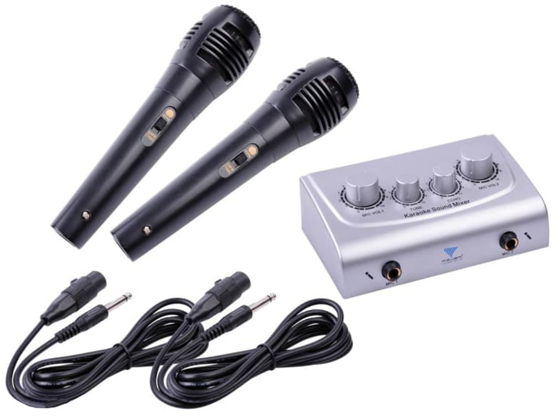 

Azusa MIK0115 Mikser karaoke plus dwa mikrofony 665D-8647F