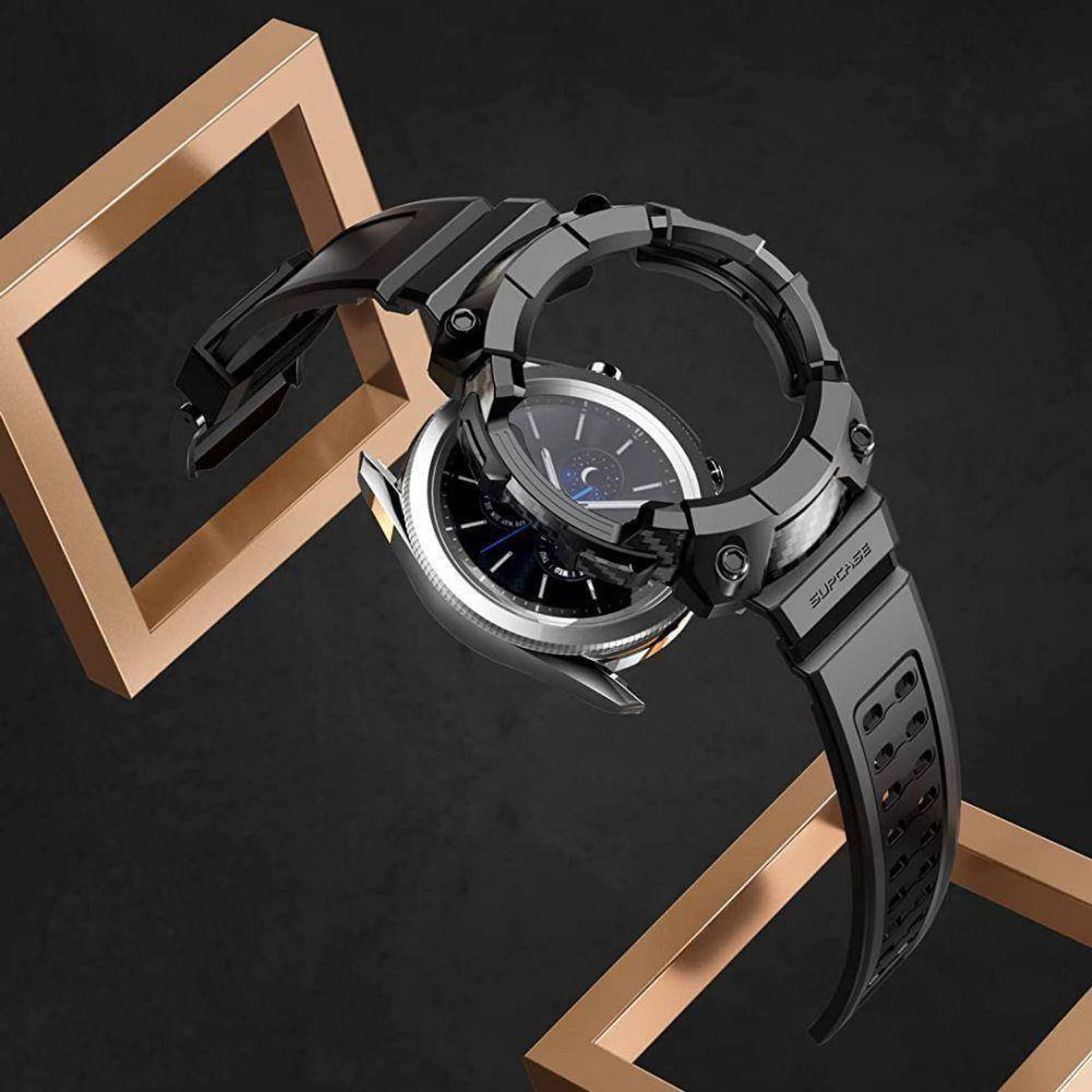 

Oryginalne Etui SAMSUNG GALAXY WATCH 4 (44MM) Supcase Unicorn Beetle Pro czarne, 44mm) supcase unicorn beetle pro czarn