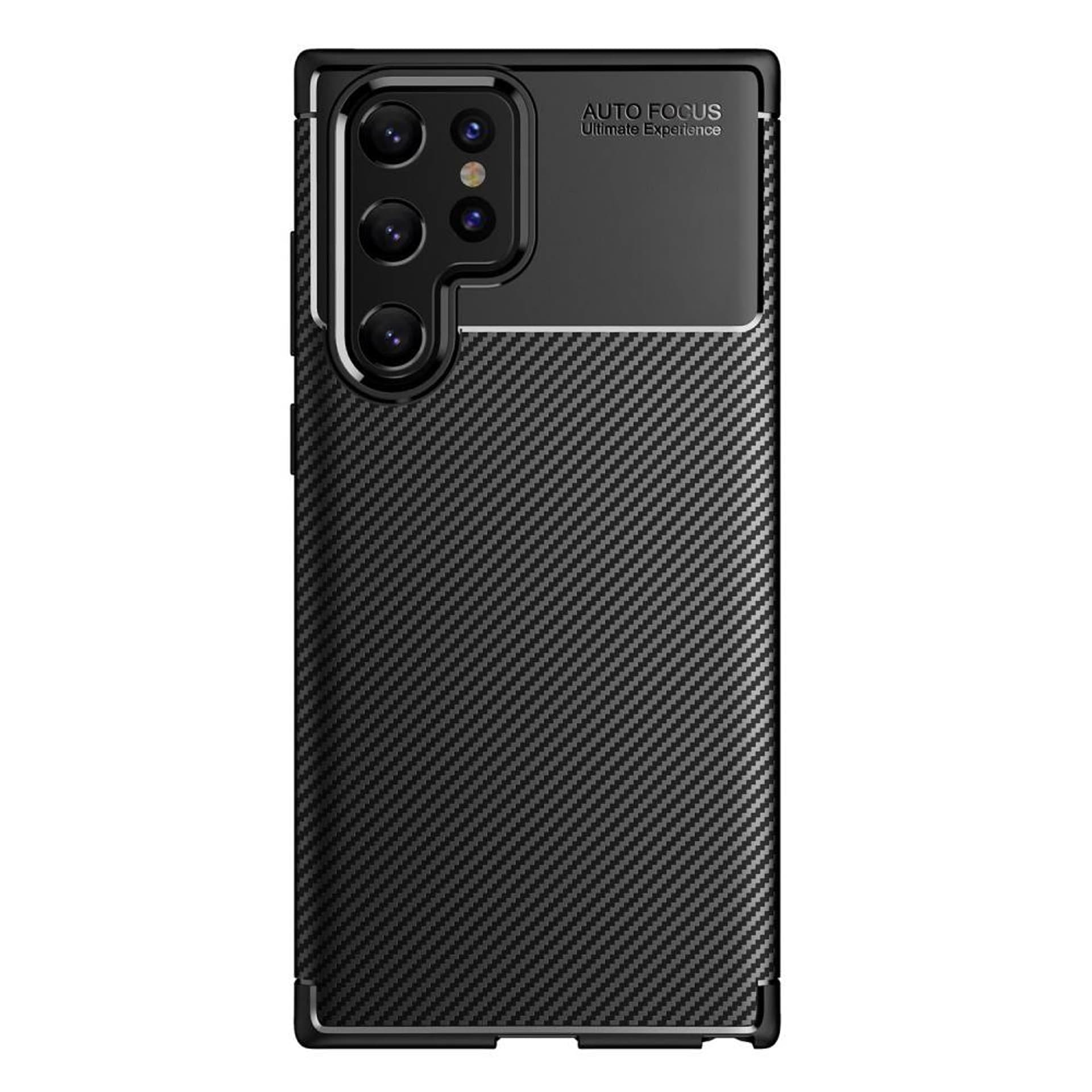 

Etui SAMSUNG GALAXY S22 ULTRA Pancerne Shockproof Nexeri Carbon Fiber czarne