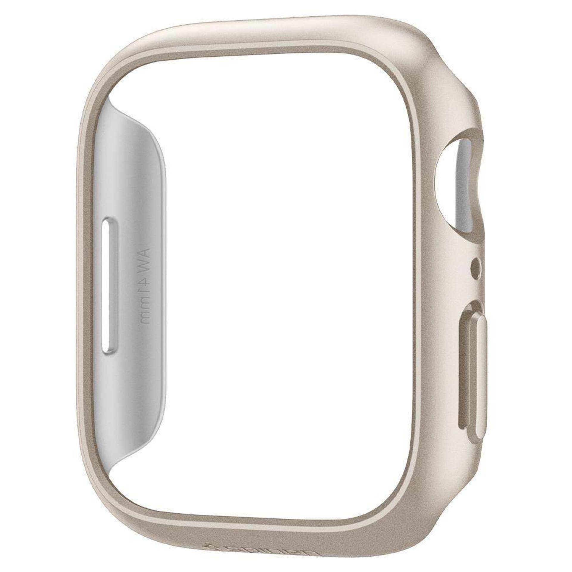 

Etui APPLE WATCH 7 (41MM) Spigen Thin Fit Starlight białe, 41mm) spigen thin fit starlight biał