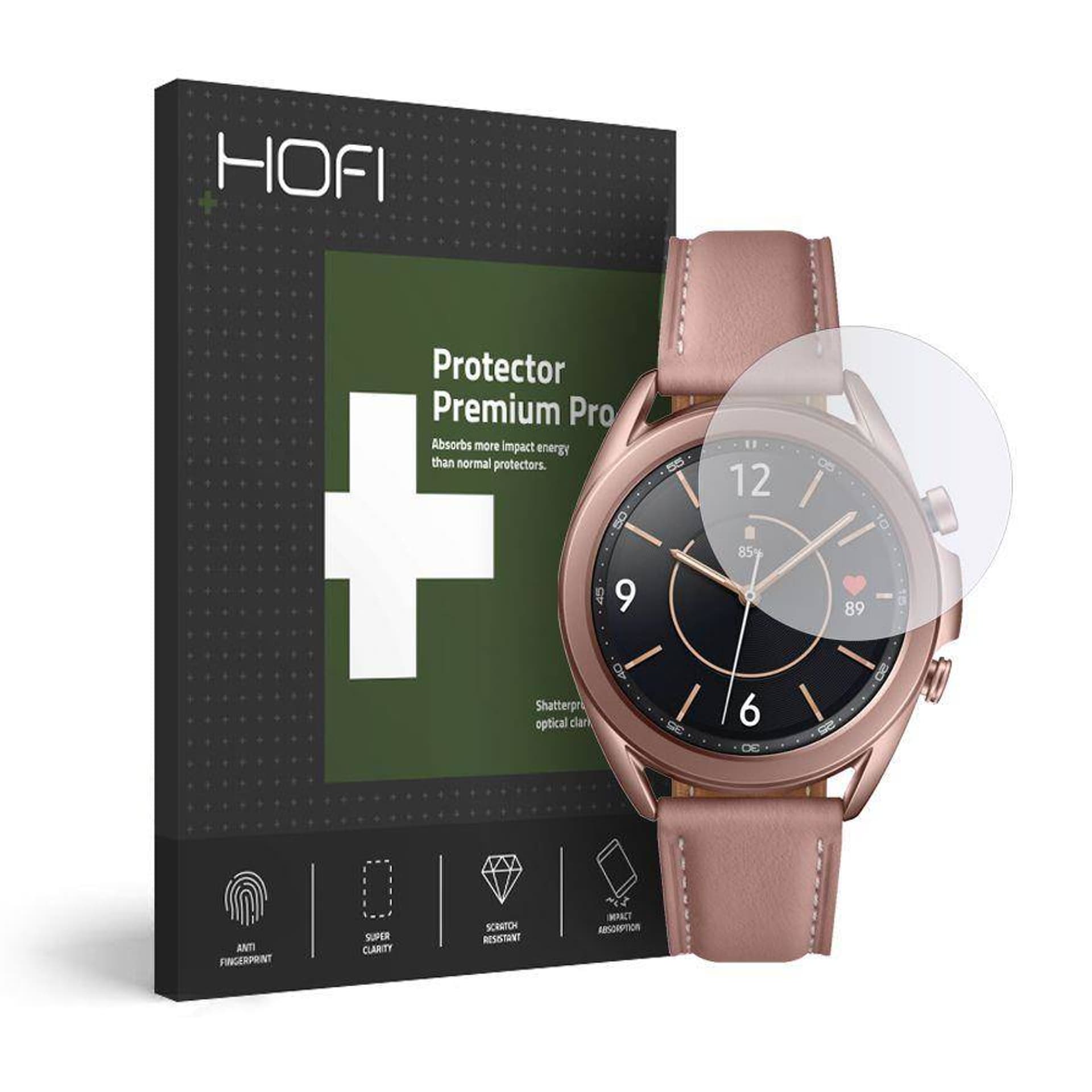 

Szkło Hartowane 2.5D SAMSUNG GALAXY WATCH 3 (41MM) HOFI Glass Pro+