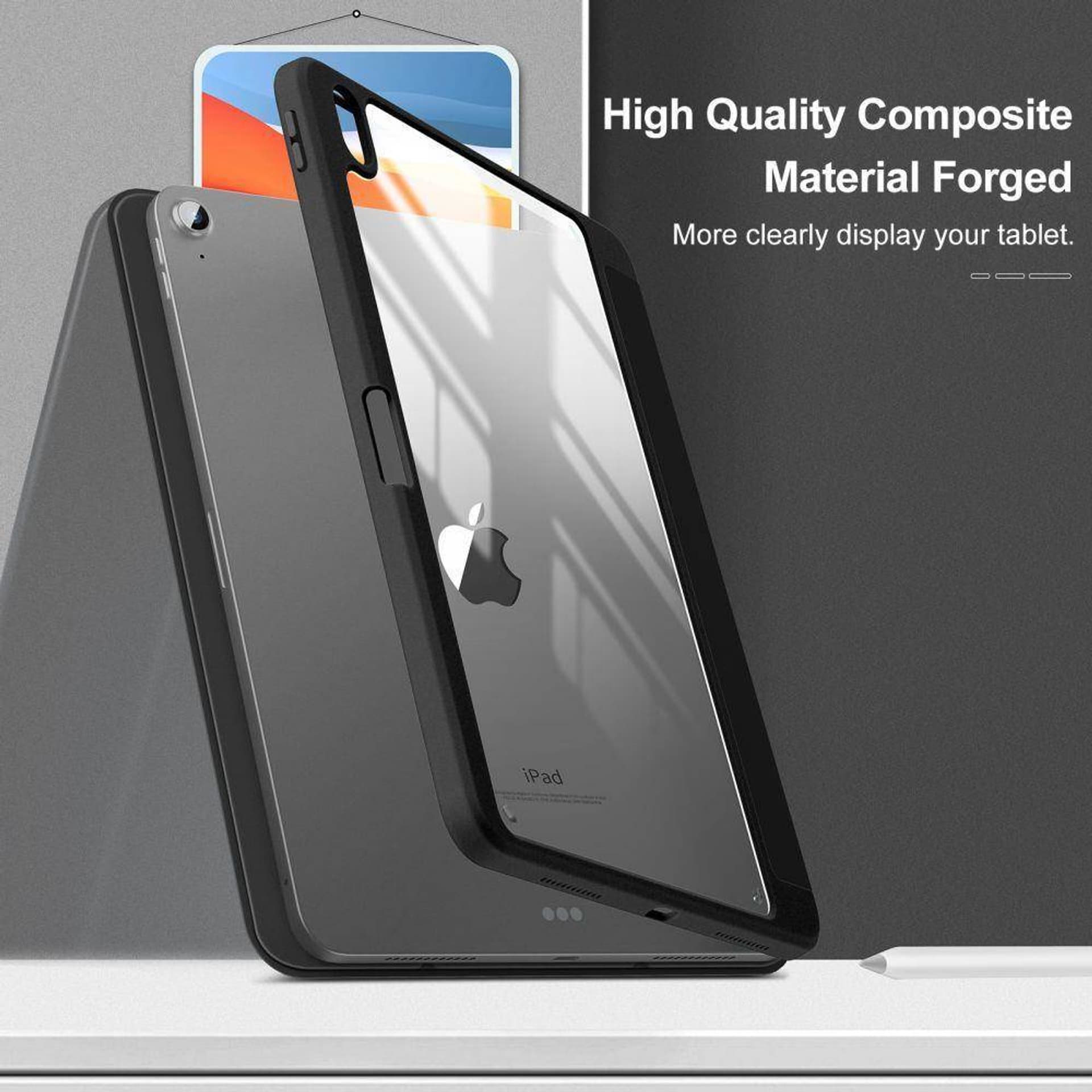 

Etui IPAD AIR 4 2020 Infiland Crystal Case czarne