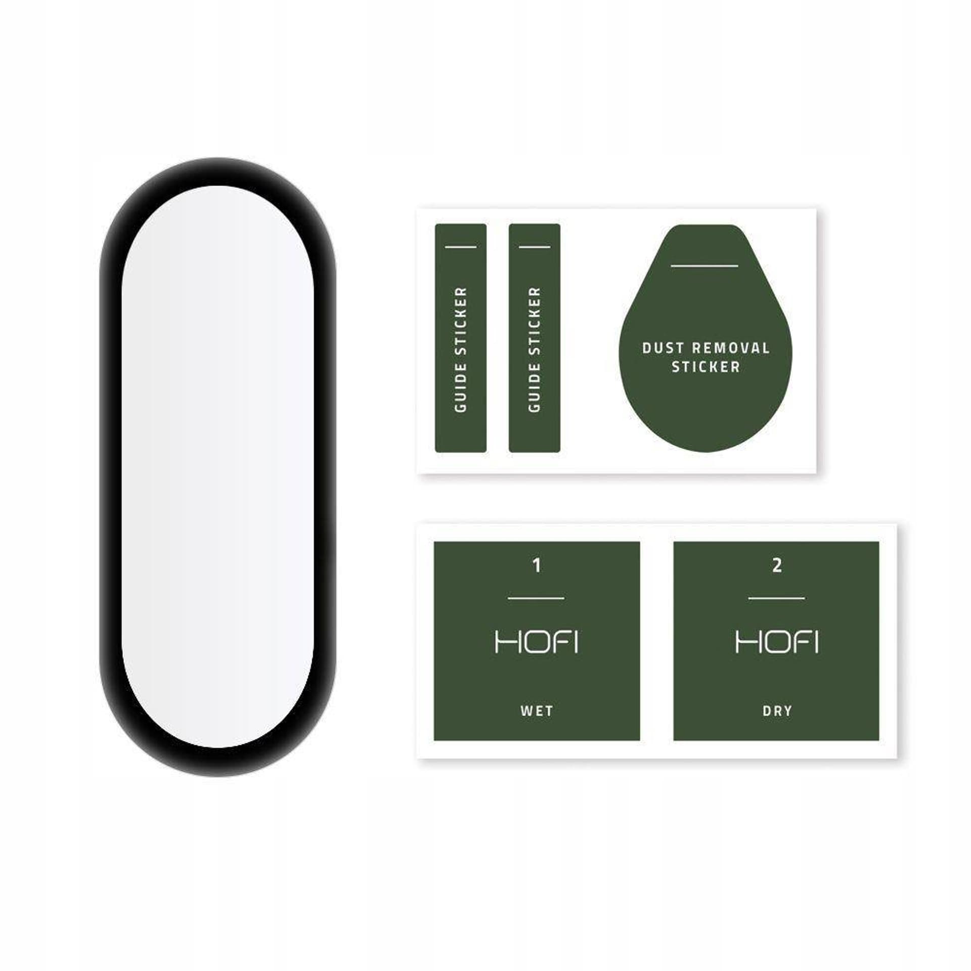 

Szkło Hybrydowe XIAOMI MI SMART BAND 6 / 6 NFC HOFI Hybrid Glass czarne