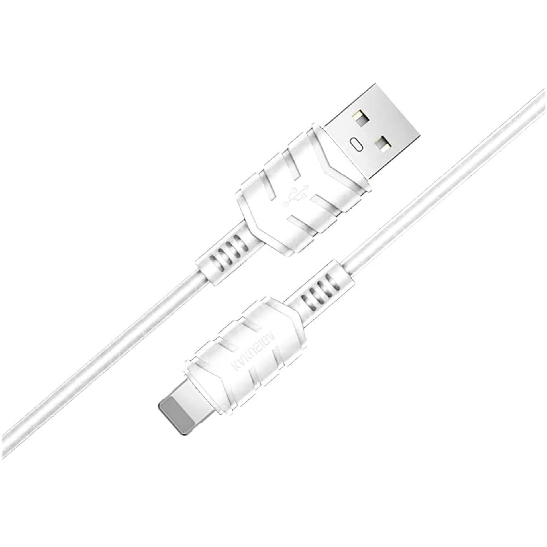 

Kabel 2,4A 1,2m USB - Apple Lightning Kakusiga Smart Fast Charging Data Cable KSC-710 biały