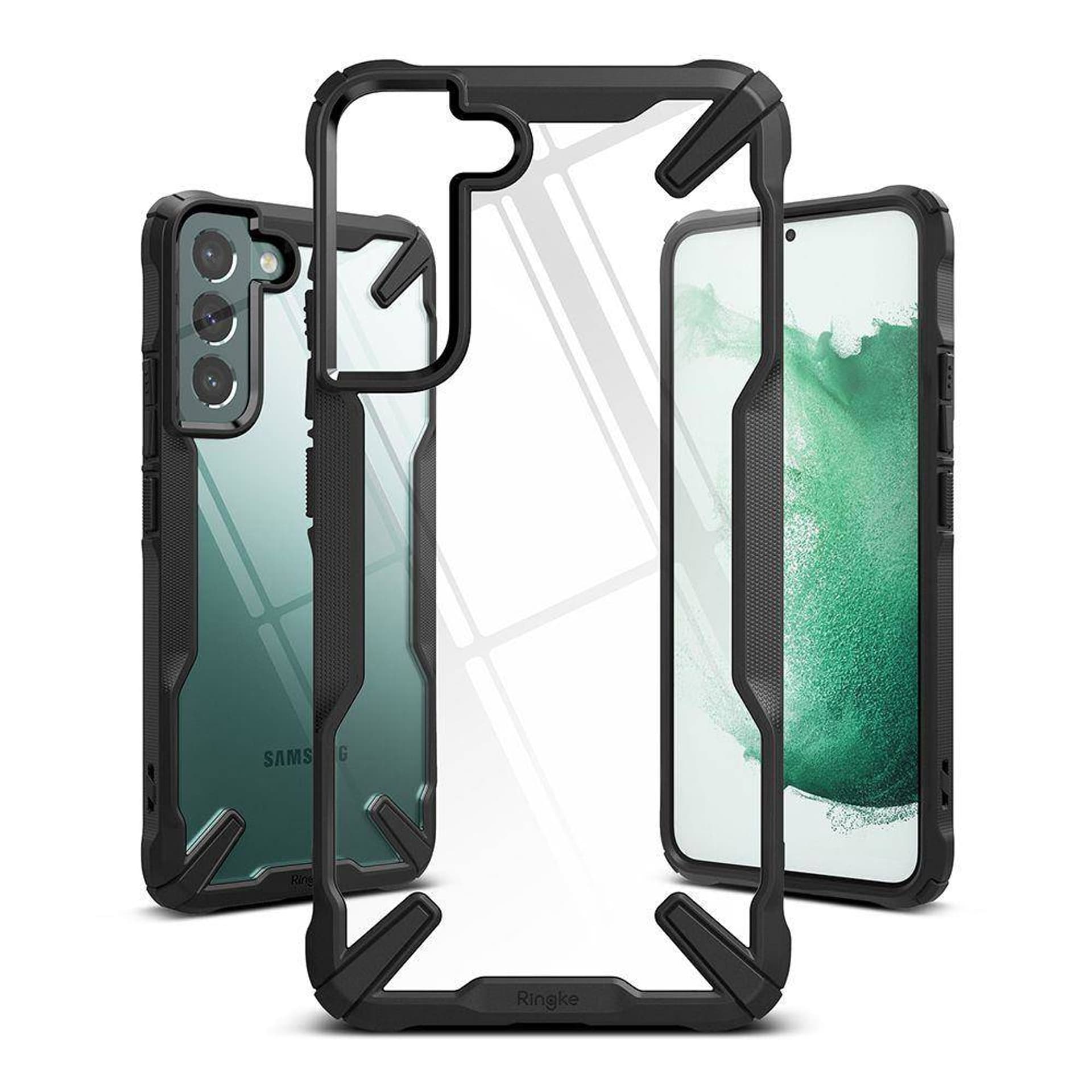 

Etui SAMSUNG GALAXY S22+ PLUS Ringke Fusion-X czarne
