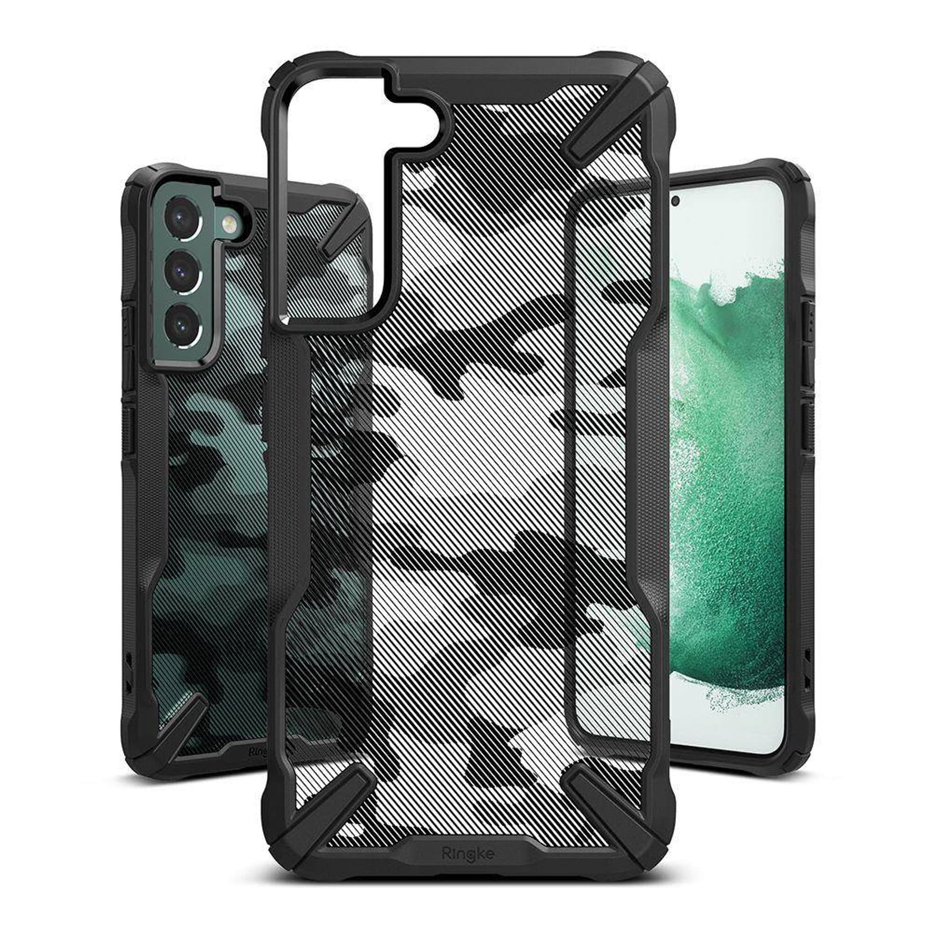 

Etui SAMSUNG GALAXY S22+ PLUS Ringke Fusion-X Camo czarne