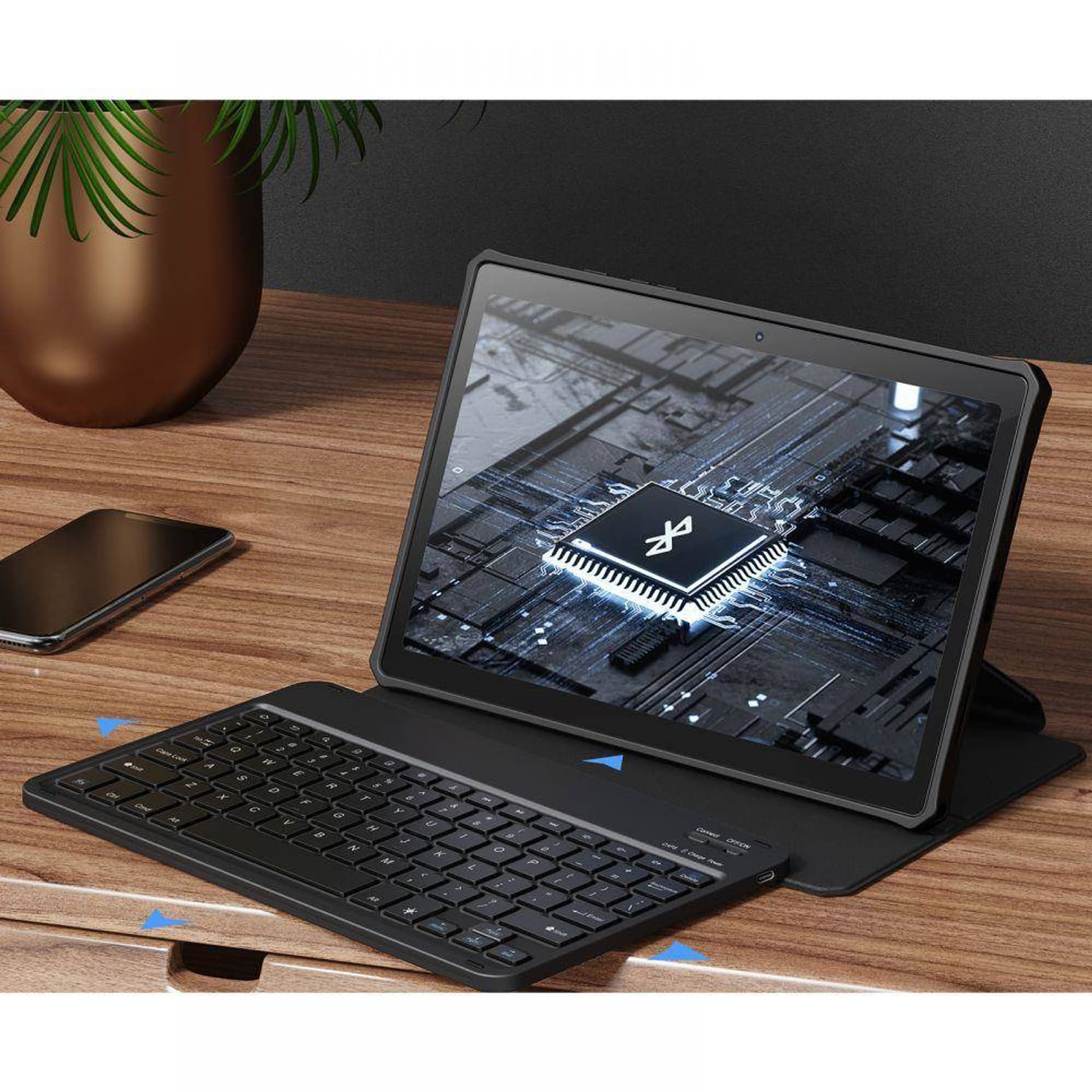 

Etui SAMSUNG GALAXY TAB A8 10,5" X200 / X205 Infiland Keyboard Stand czarne