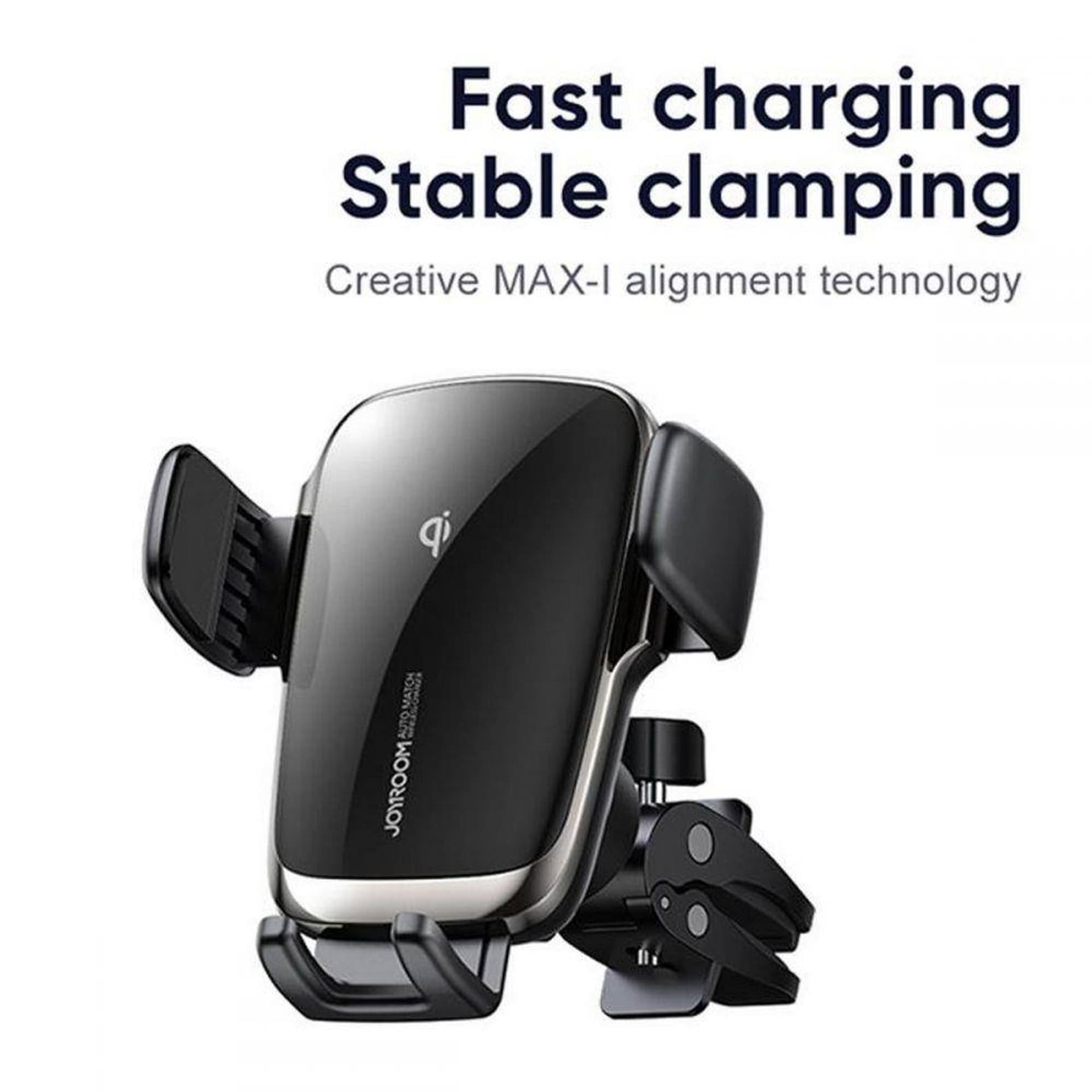 

JOYROOM JR-ZS248 VENT CAR MOUNT WIRELESS CHARGER BLACK